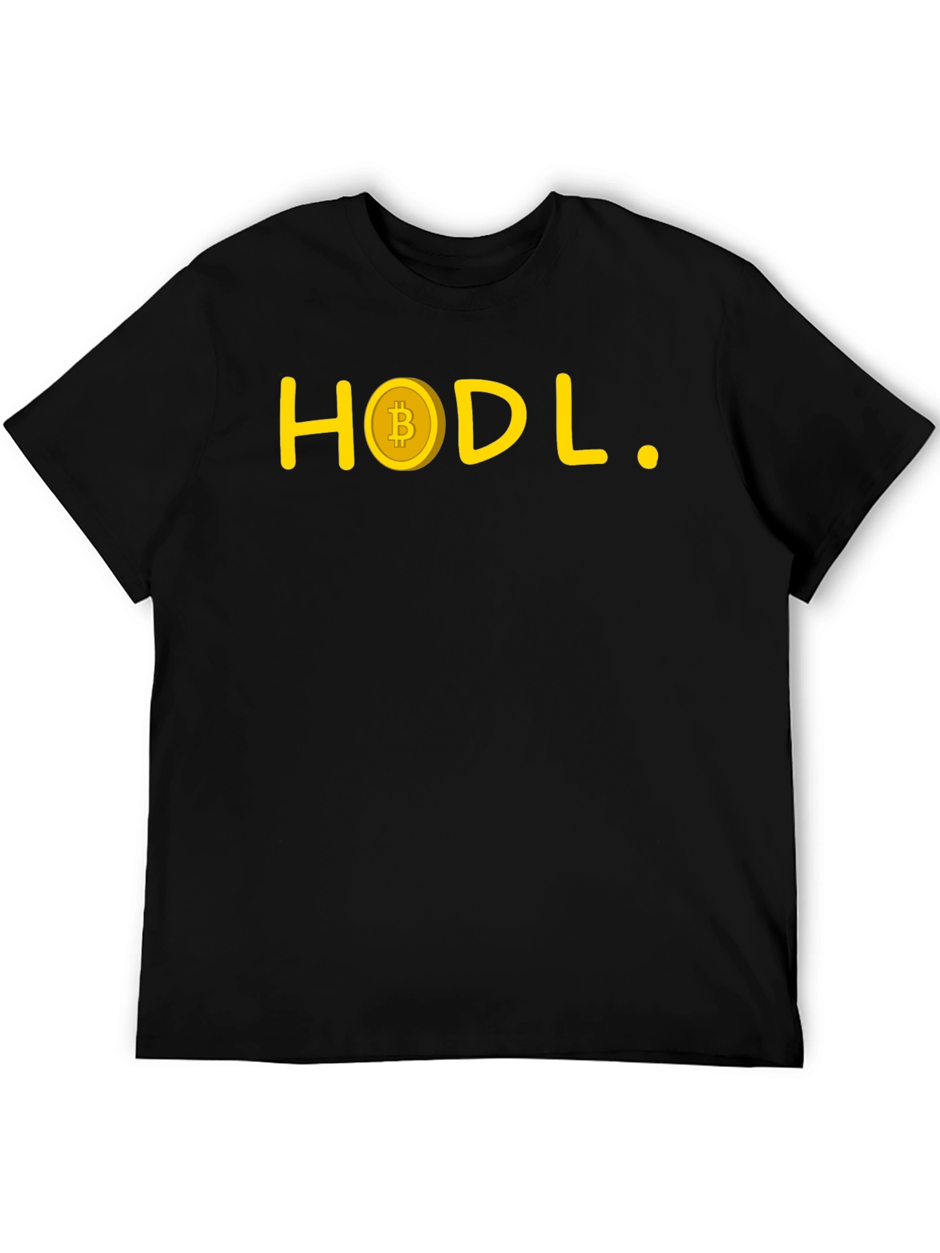 HODL Bitcoin Crypto T-Shirt - Black