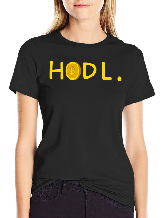 HODL Bitcoin Crypto T-Shirt - Black