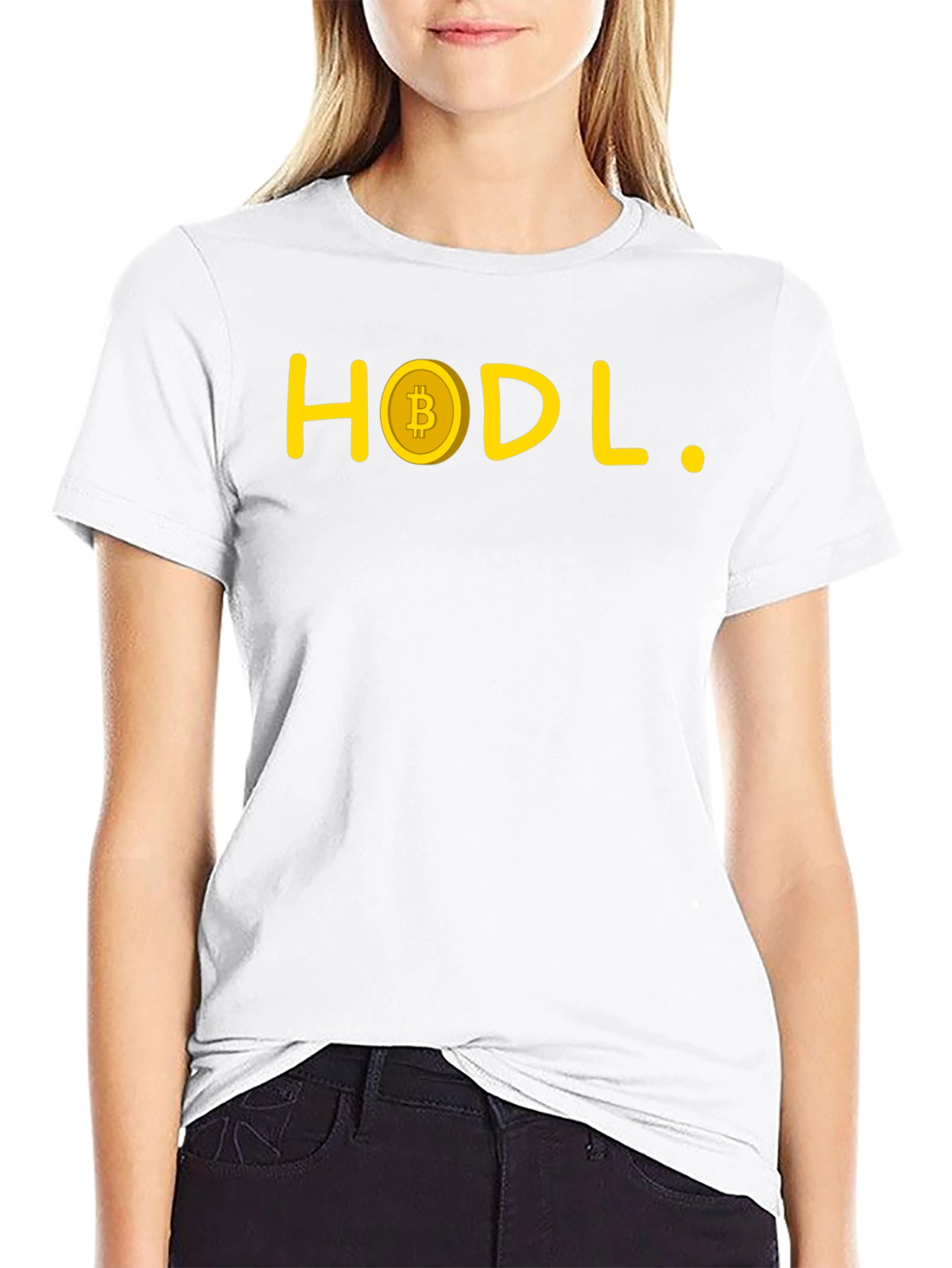 HODL Bitcoin Crypto T-Shirt - Black