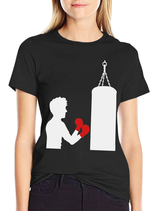Boxing T-Shirt Punching Bag Graphic Tee