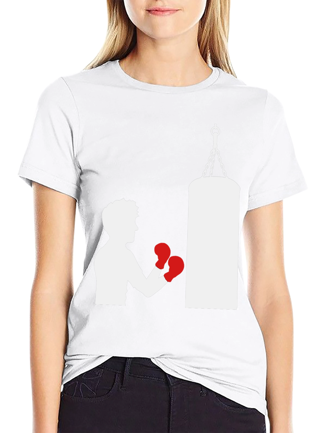 Boxing T-Shirt Punching Bag Graphic Tee