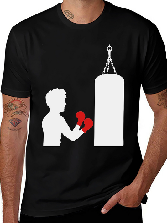 Boxing T-Shirt Punching Bag Graphic Tee
