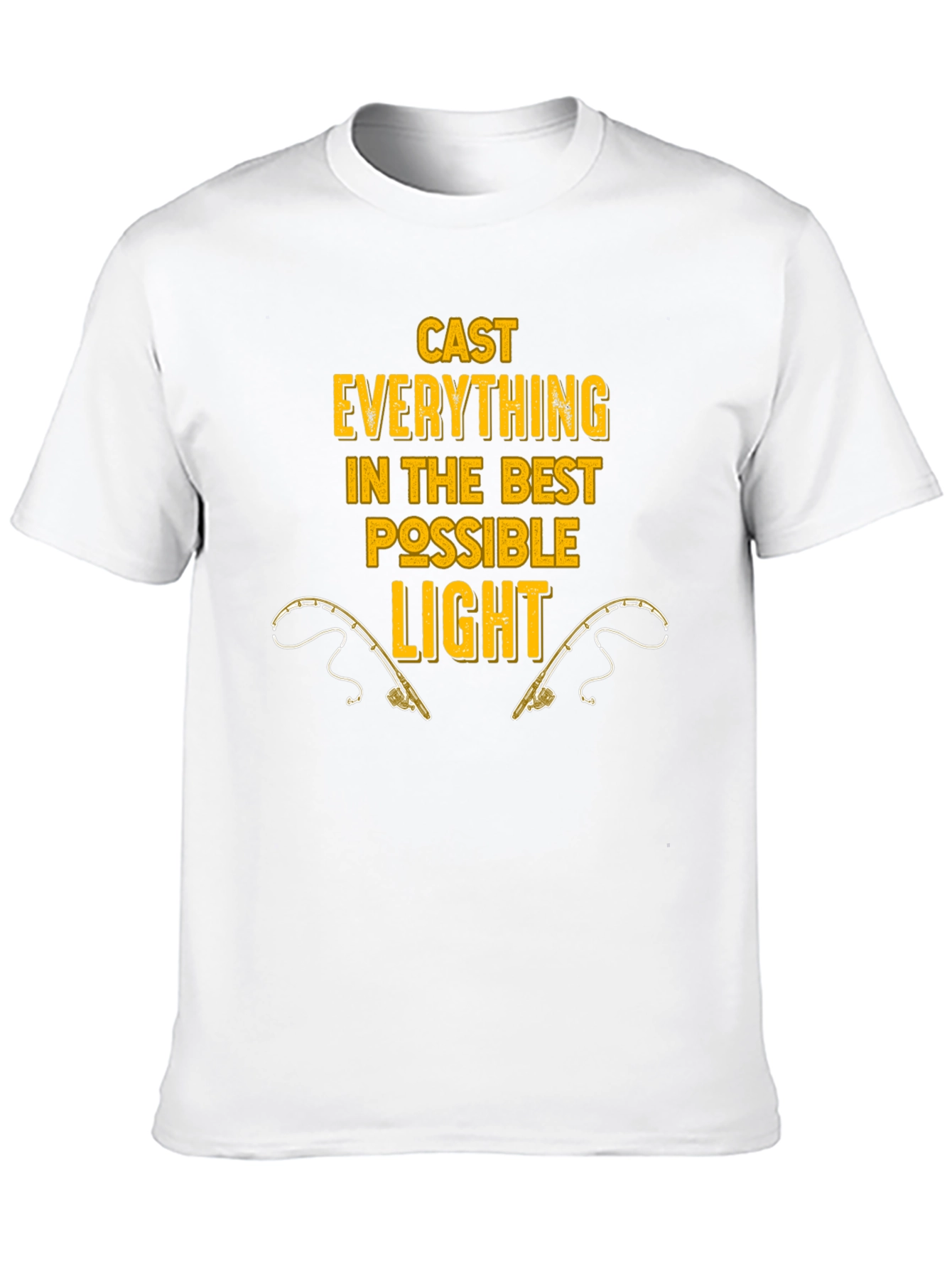 Cast Everything T-Shirt Fishing Rods Graphic Tee