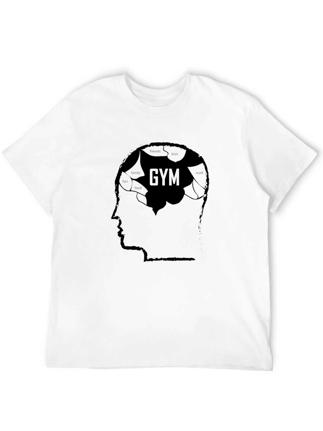 Gym Mindset Graphic T-Shirt - Black