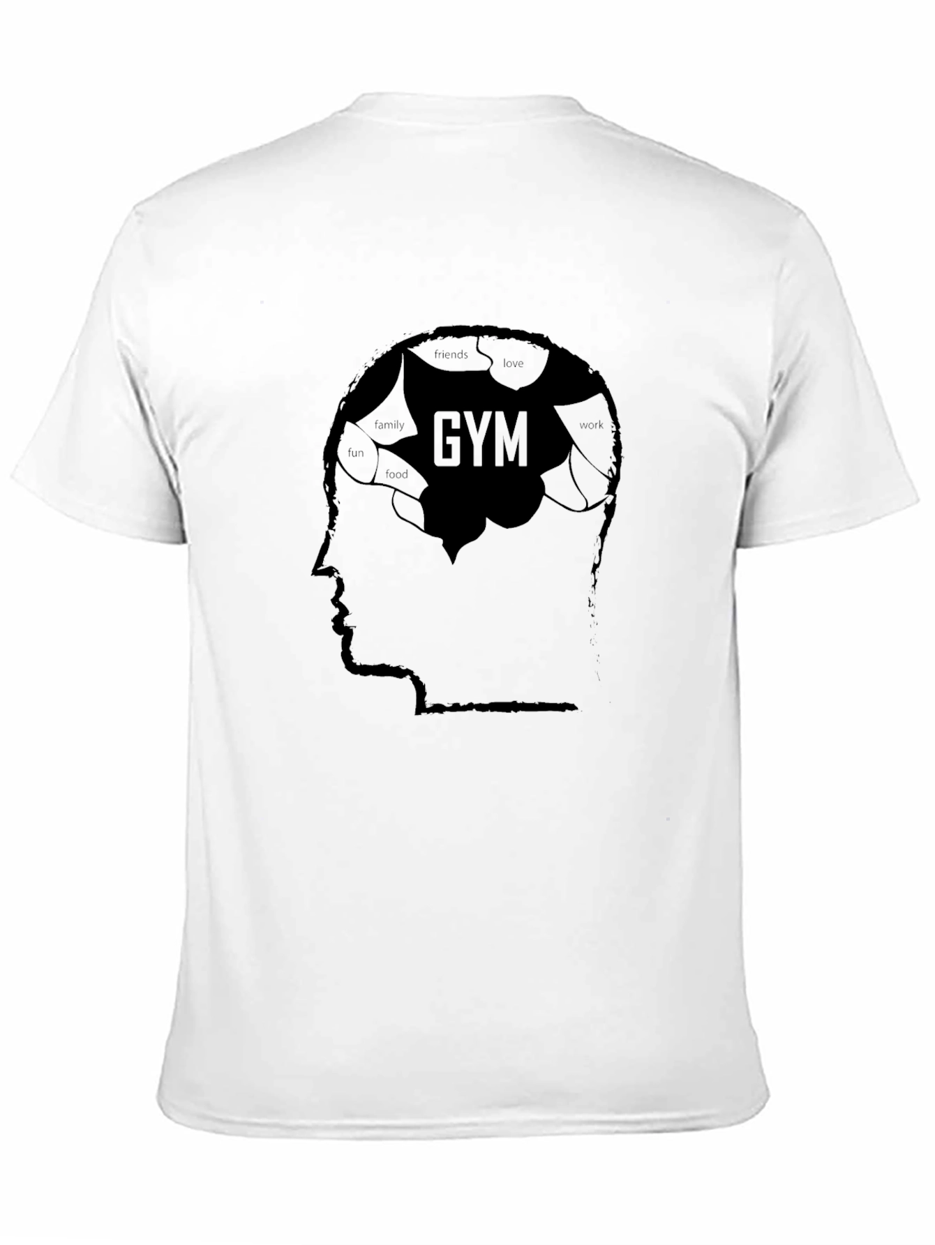 Gym Mindset Graphic T-Shirt - Black