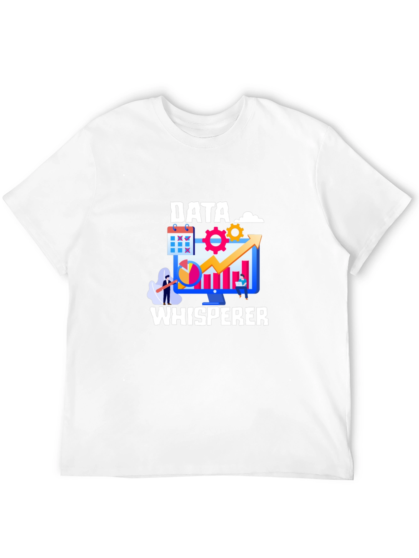 Data Whisperer Graphic Tee - Black Cotton Blend