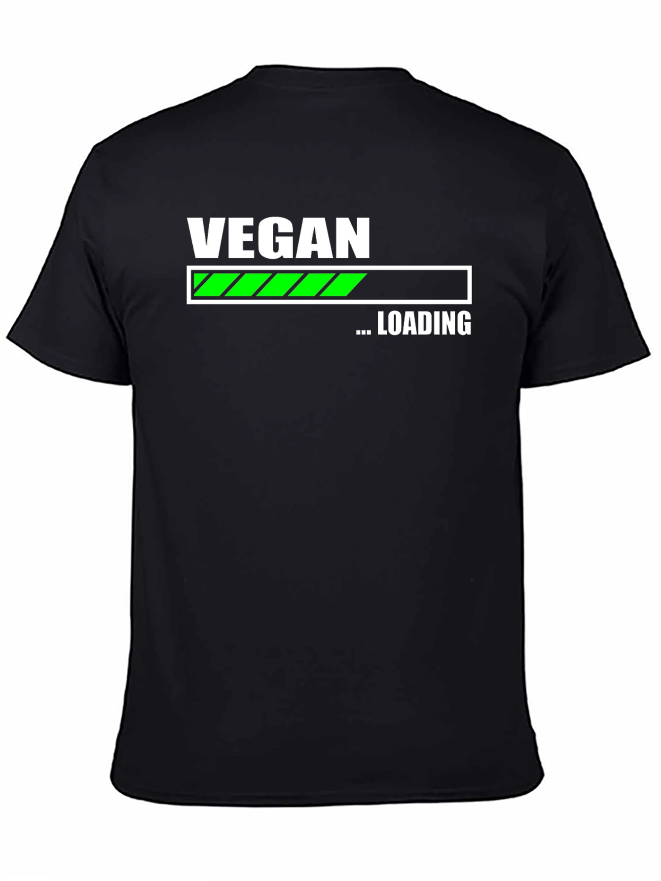 Vegan Loading T-Shirt - Black Cotton Blend