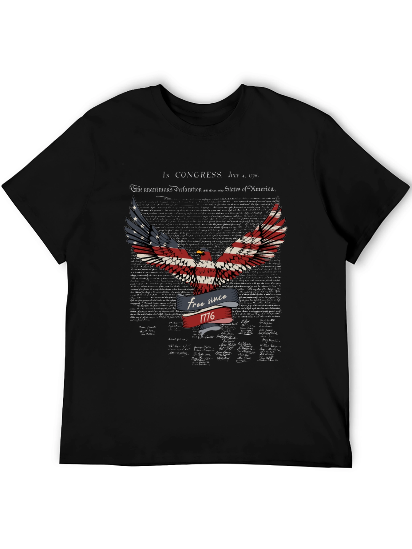 Patriotic Eagle T-Shirt - Free Since 1776