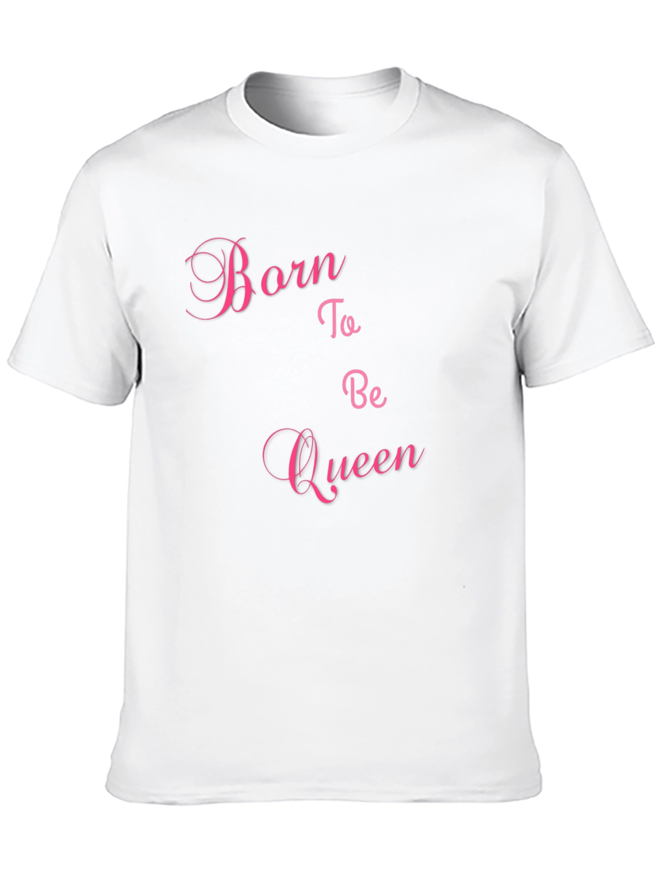 Born to Be Queen Black Graphic Tee