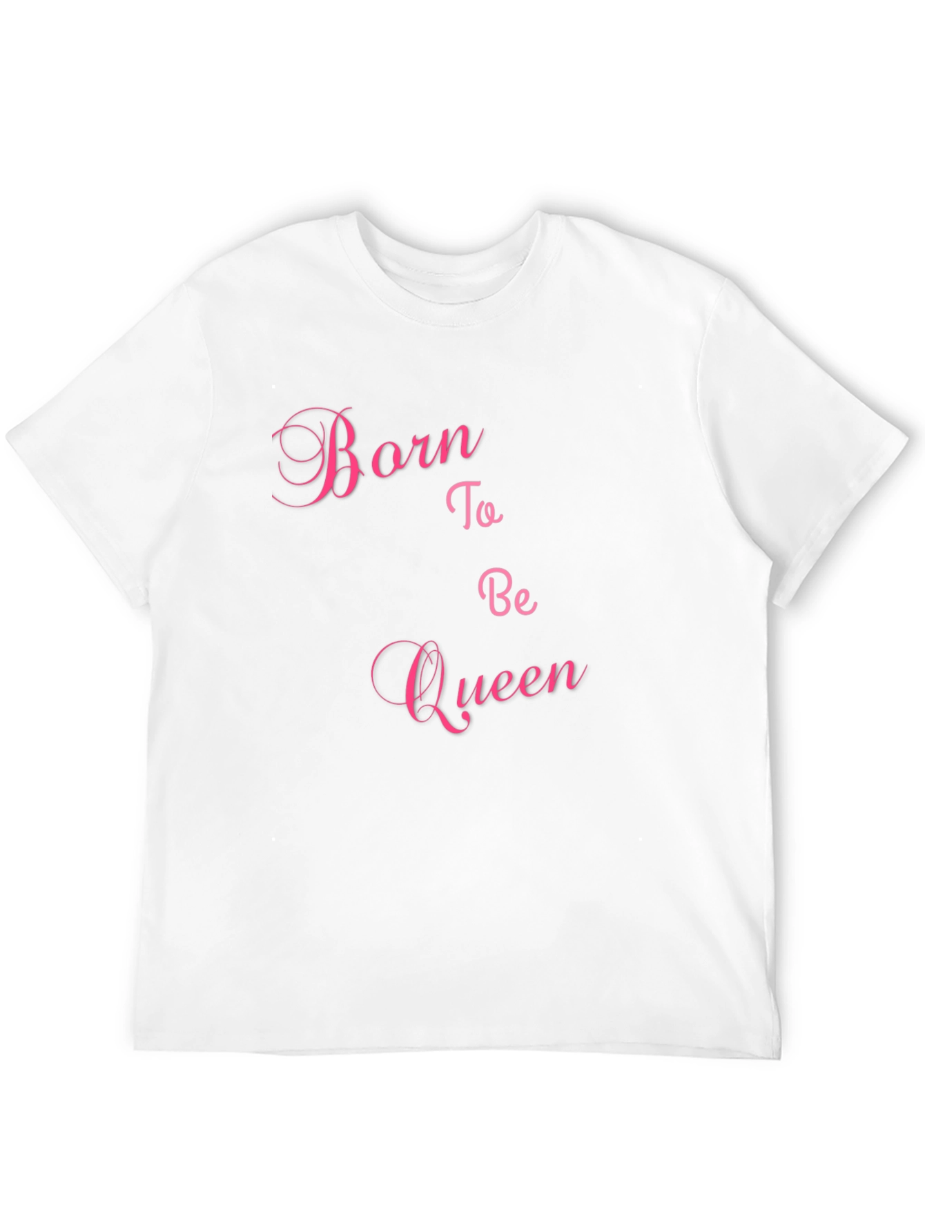 Born to Be Queen Black Graphic Tee