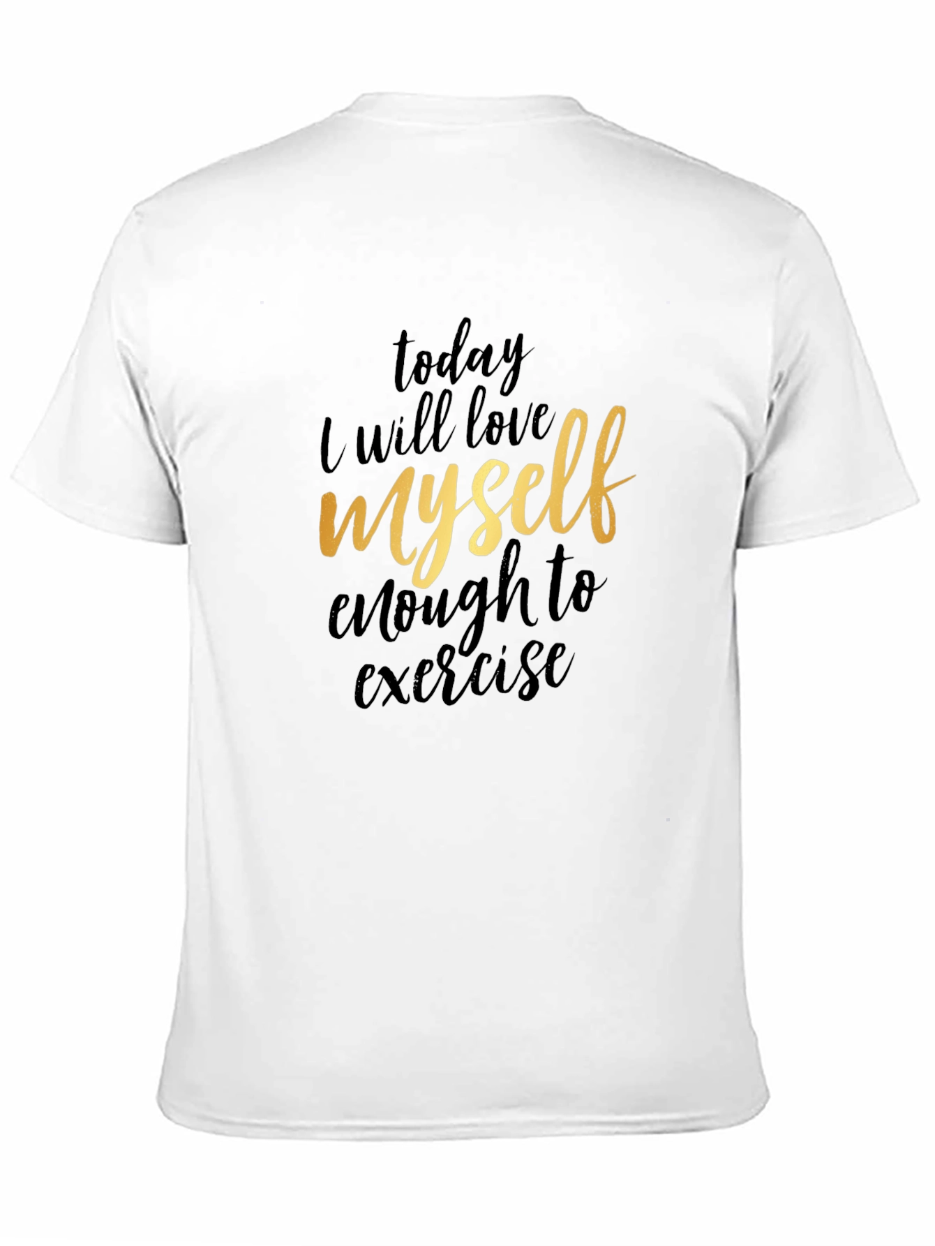 Love Myself Enough to Exercise Graphic Tee