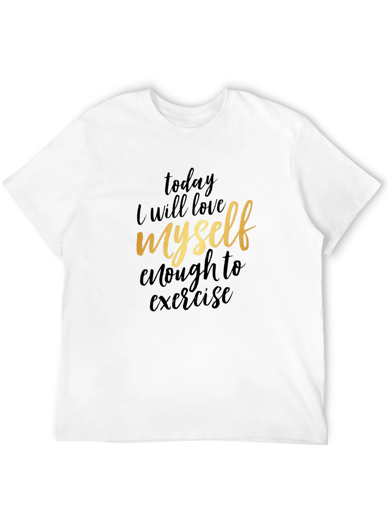 Love Myself Enough to Exercise Graphic Tee