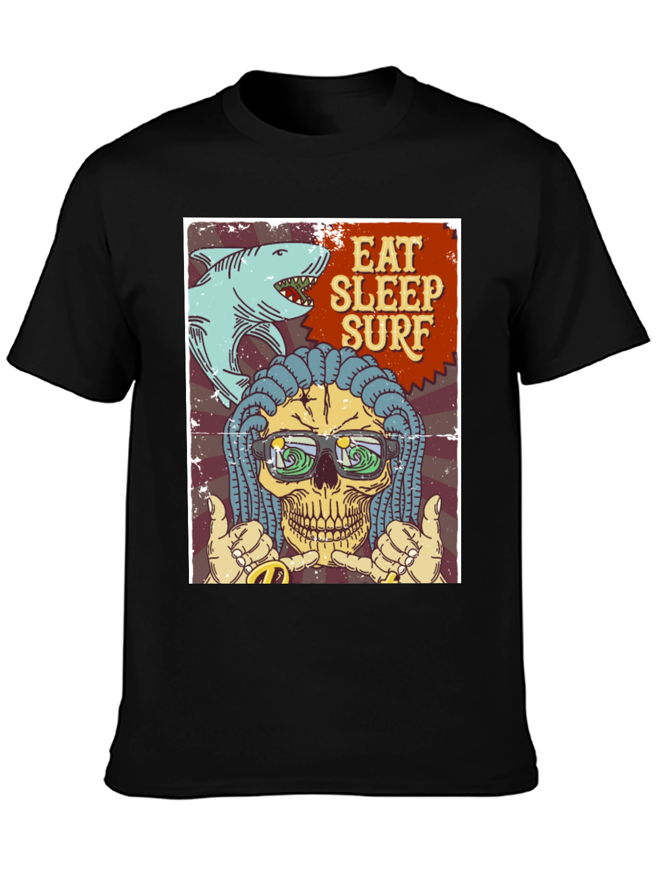 Eat Sleep Surf Graphic T-Shirt