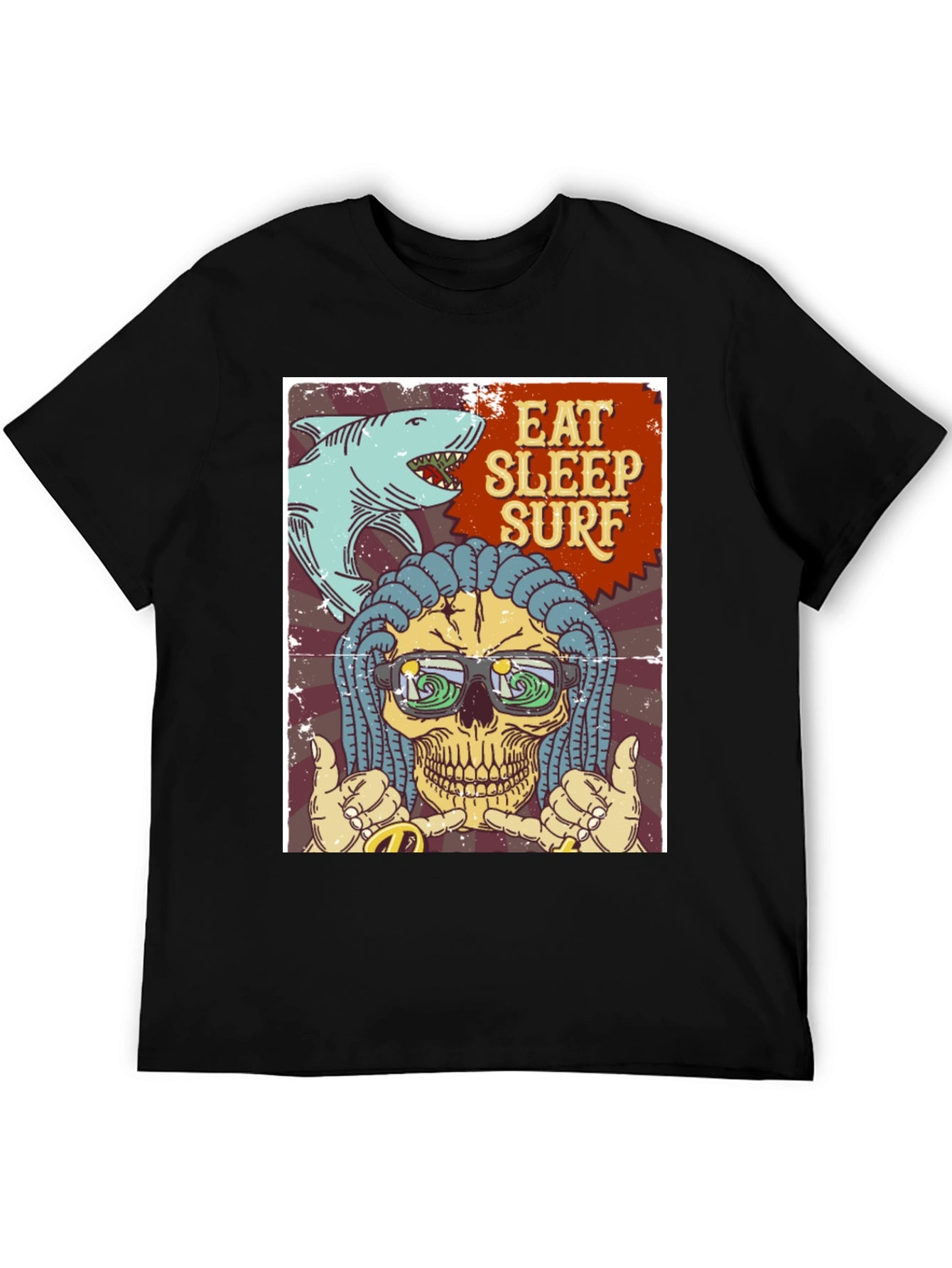 Eat Sleep Surf Graphic T-Shirt