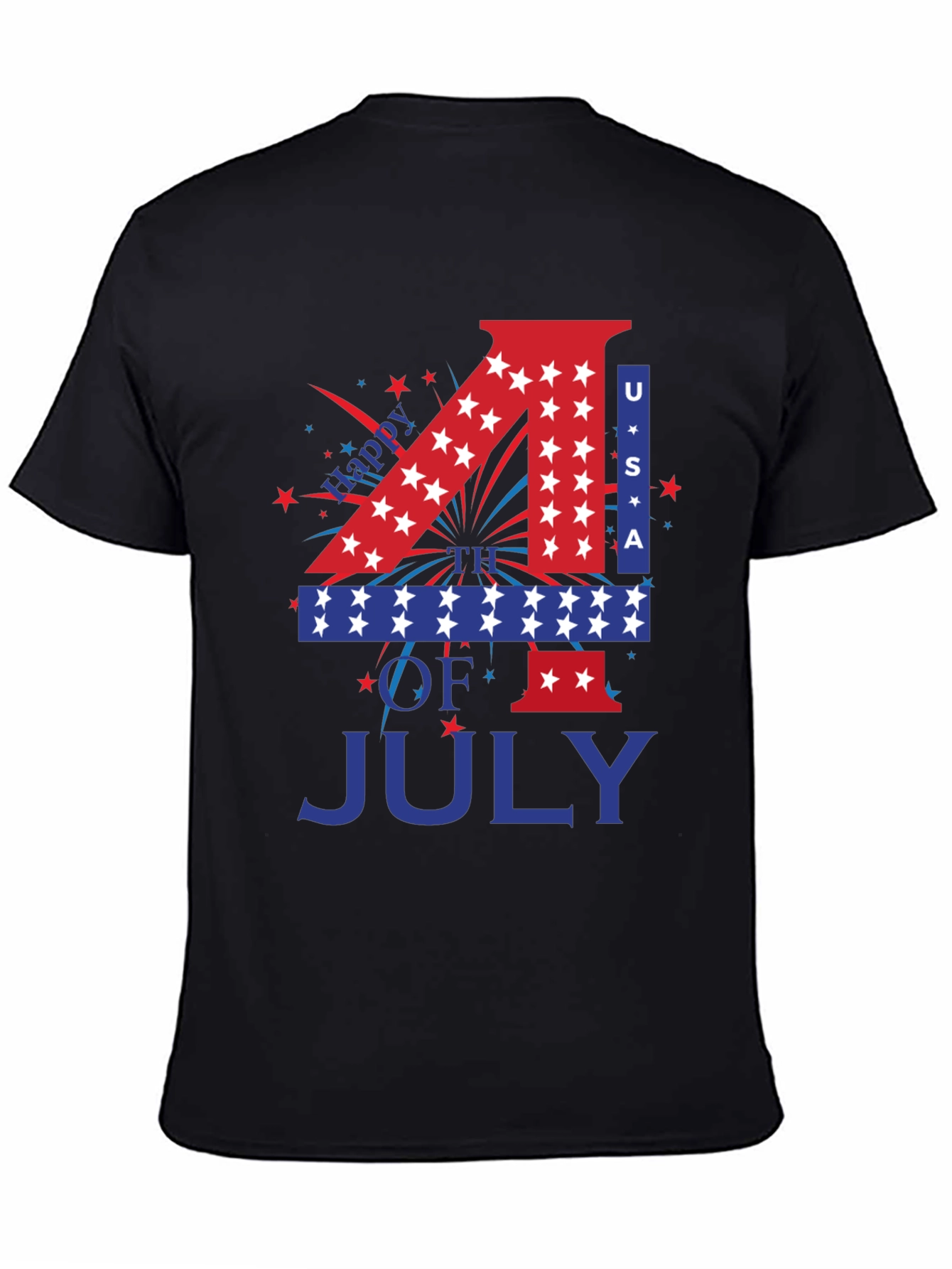 Patriotic 4th of July USA Graphic T-Shirt
