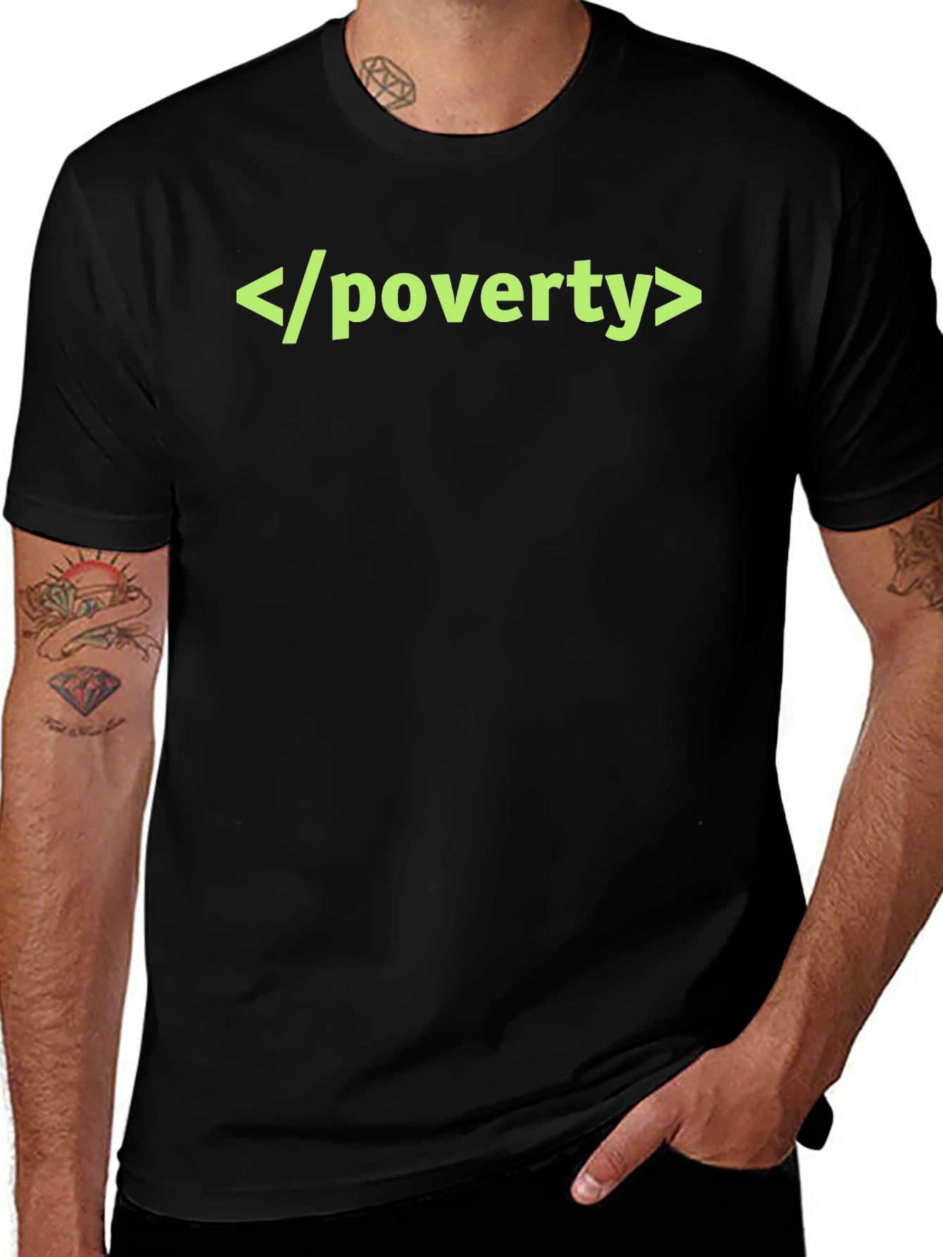 End Poverty T-Shirt - Programmer Humor Tee