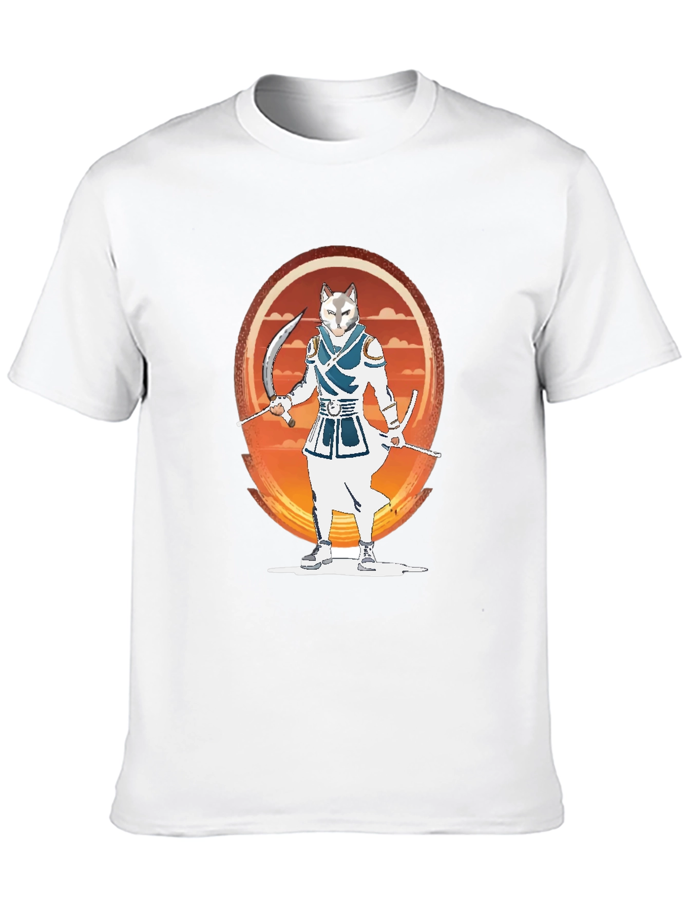 Ninja Cat Graphic T-Shirt