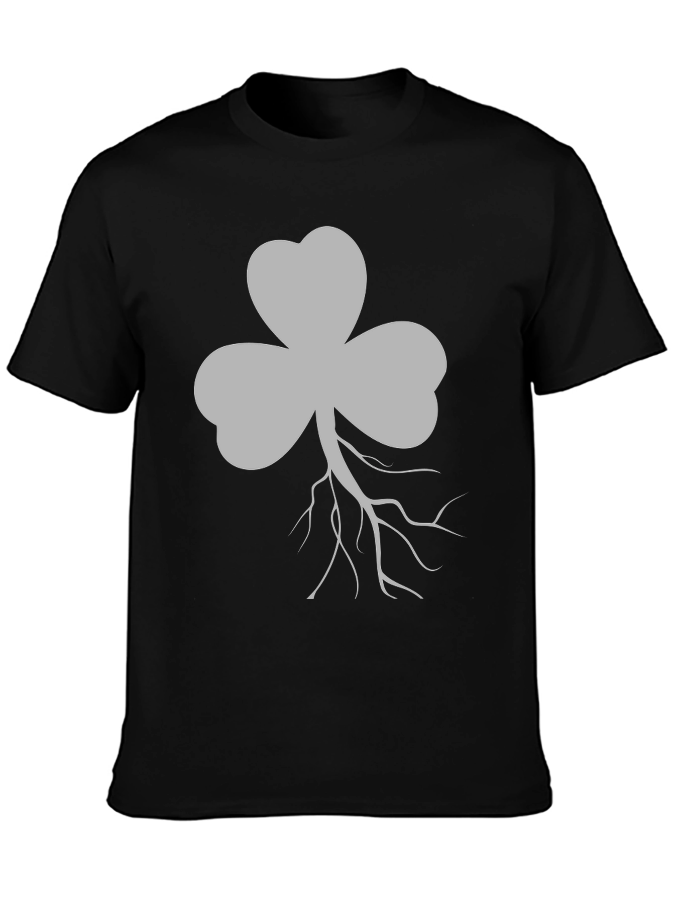 Shamrock Roots Graphic Tee - Black