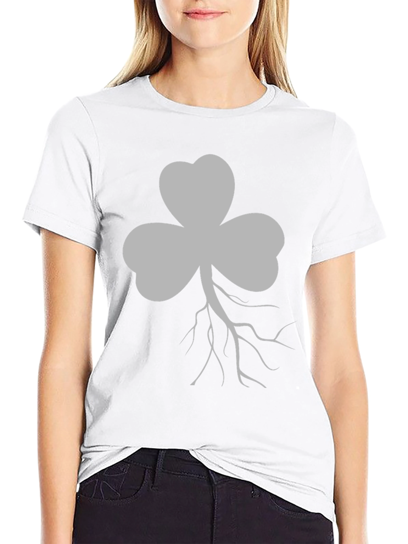 Shamrock Roots Graphic Tee - Black