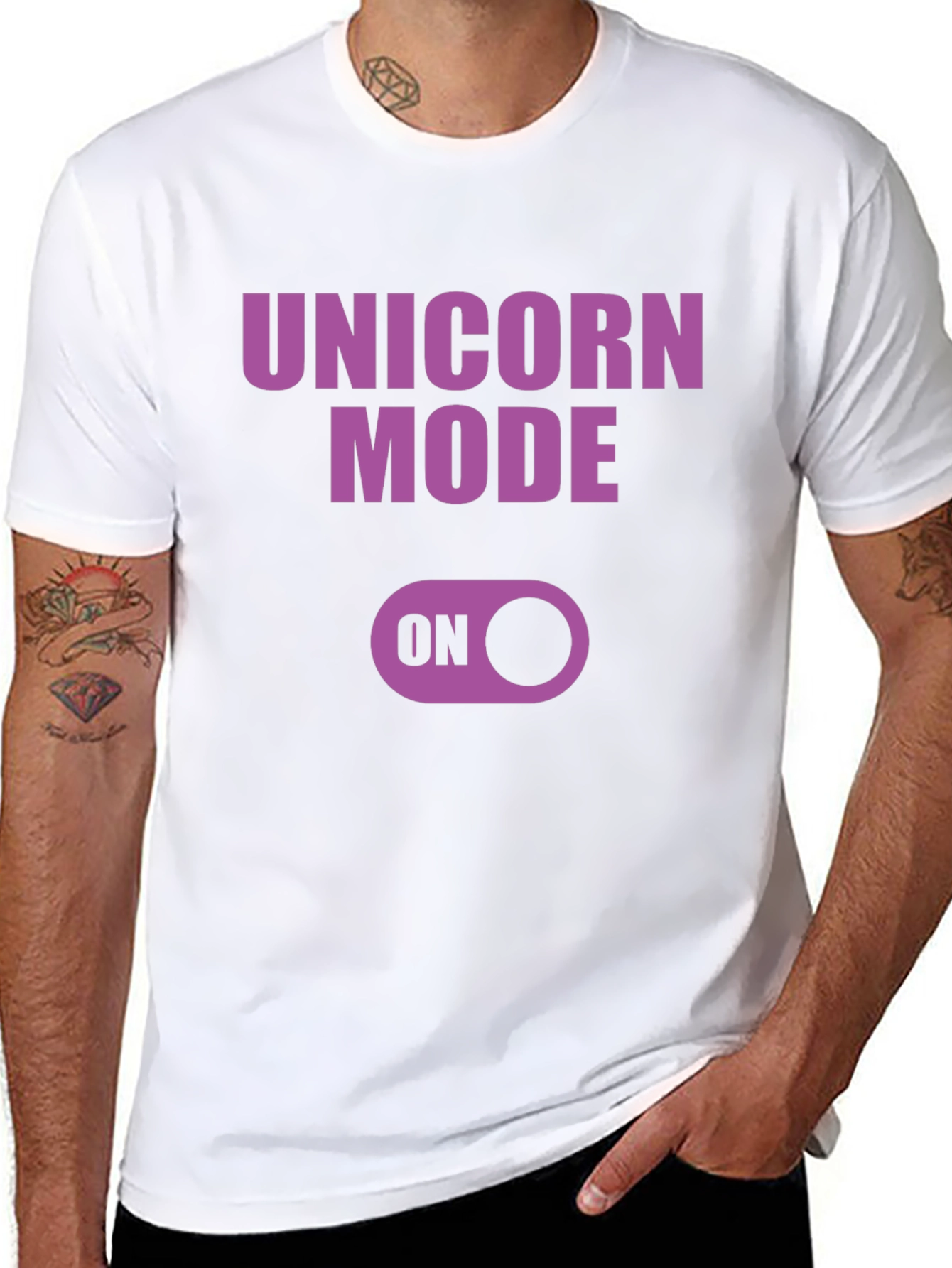 Unicorn Mode On Graphic T-Shirt