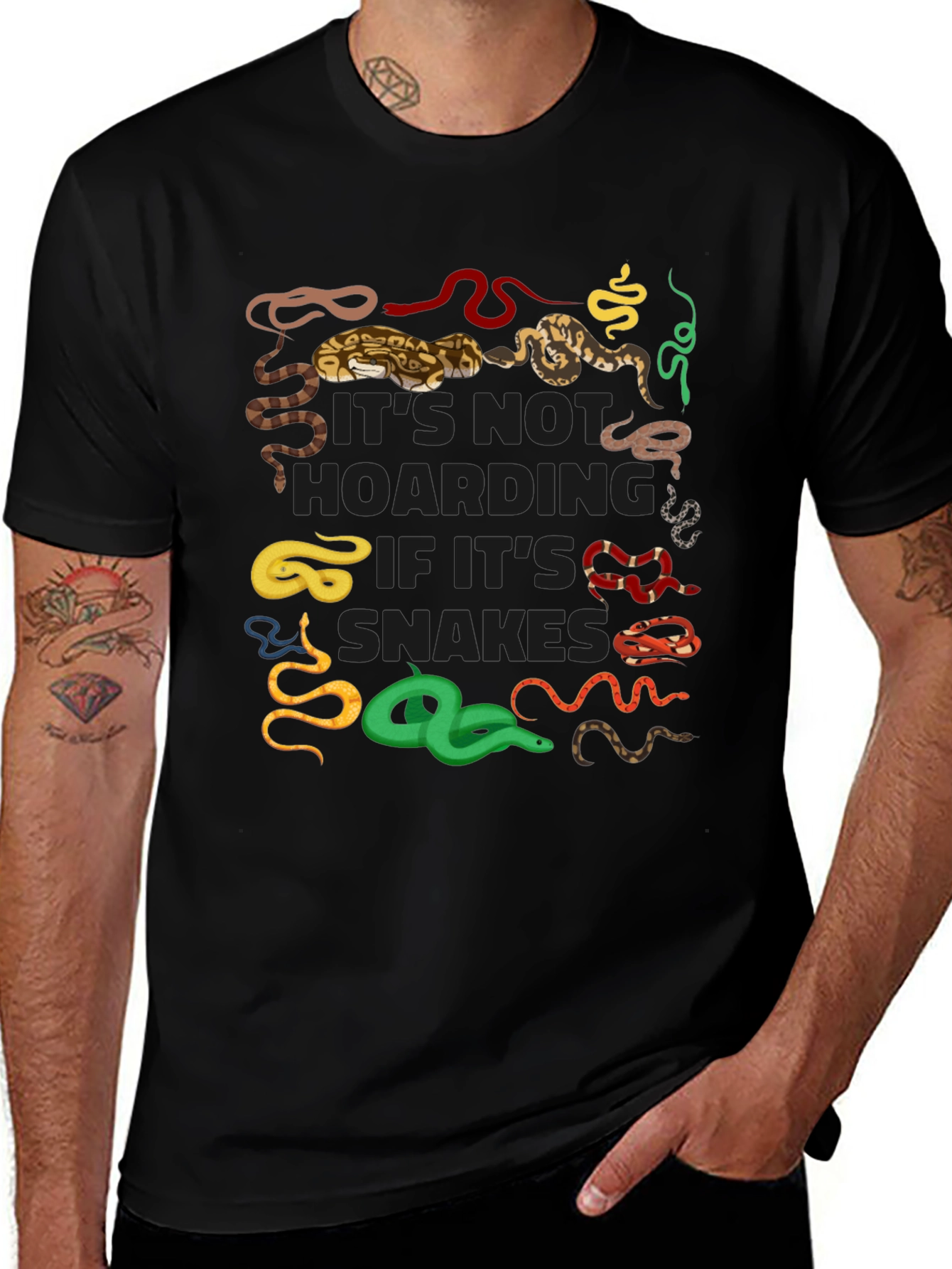 Snakes Hoarding T-Shirt