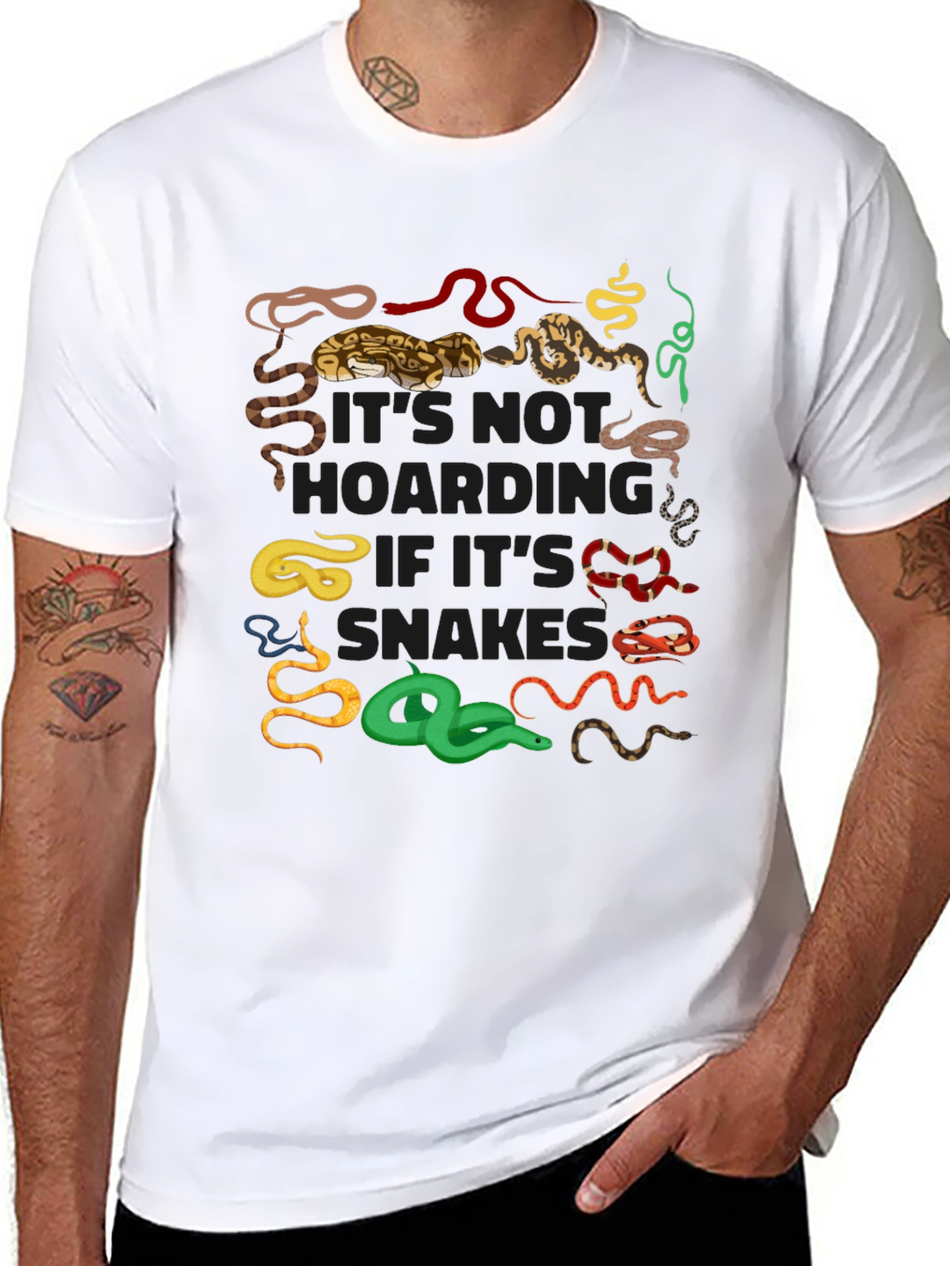 Snakes Hoarding T-Shirt