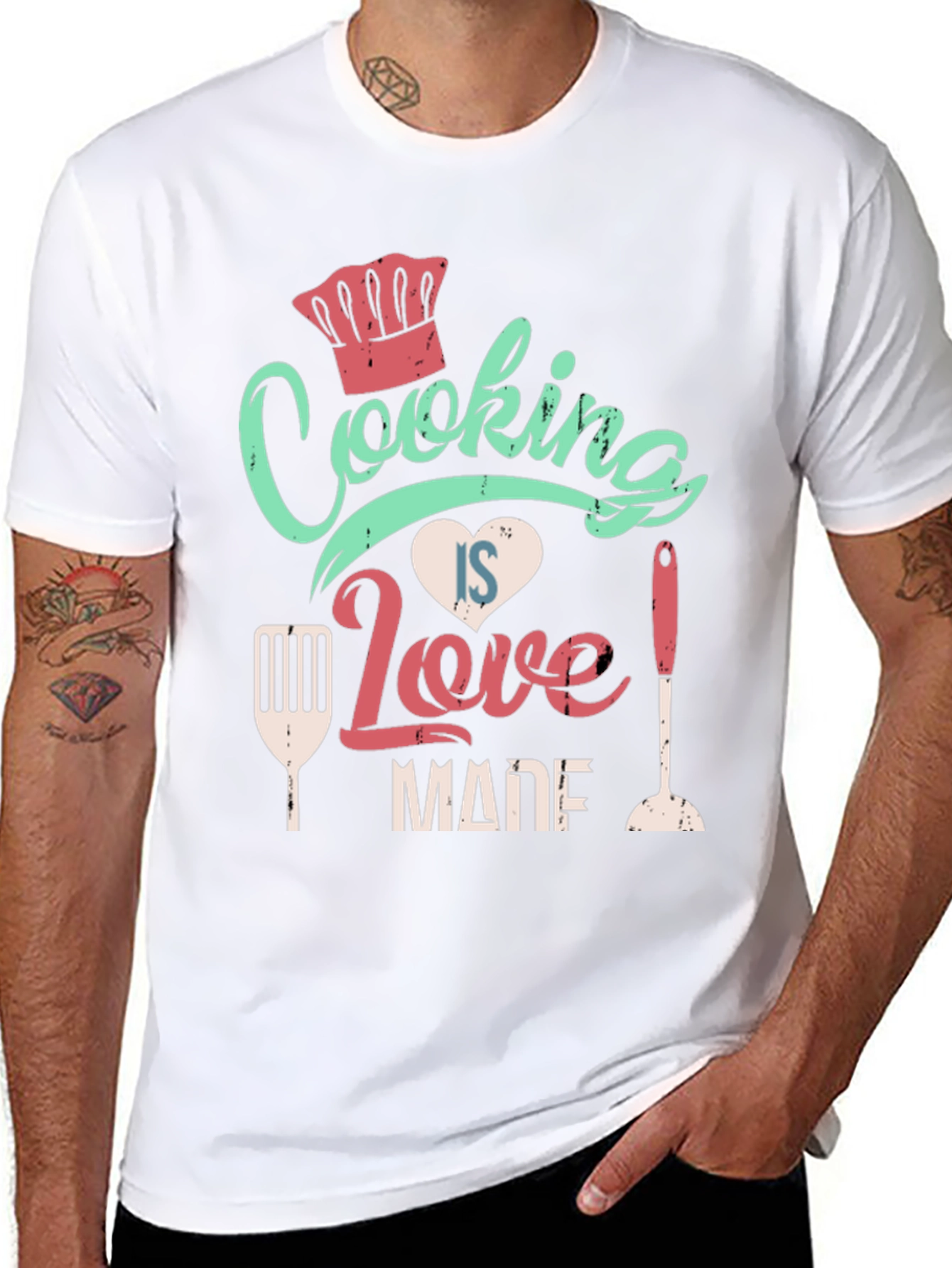 Cooking Is Love Made T-Shirt