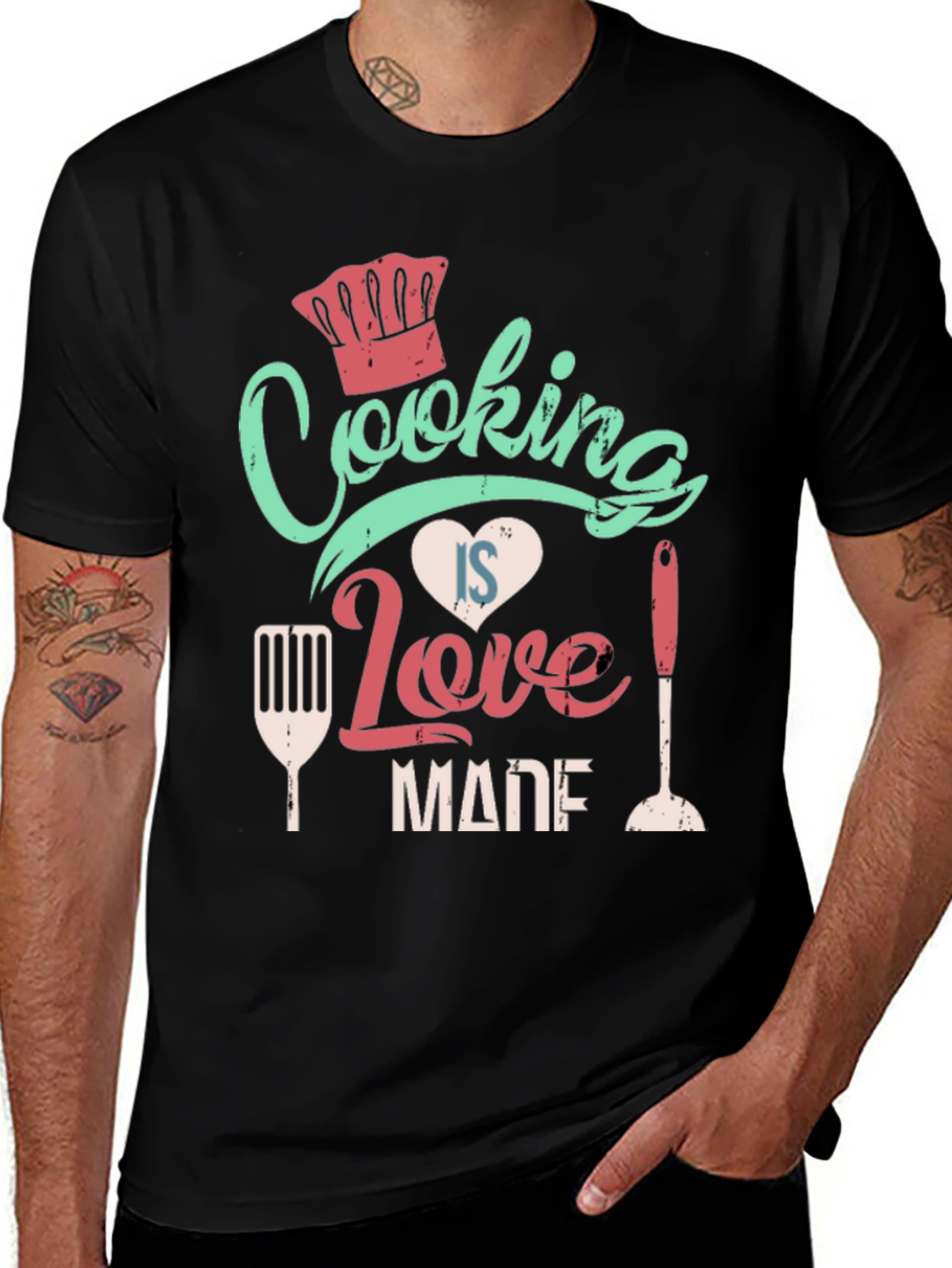 Cooking Is Love Made T-Shirt