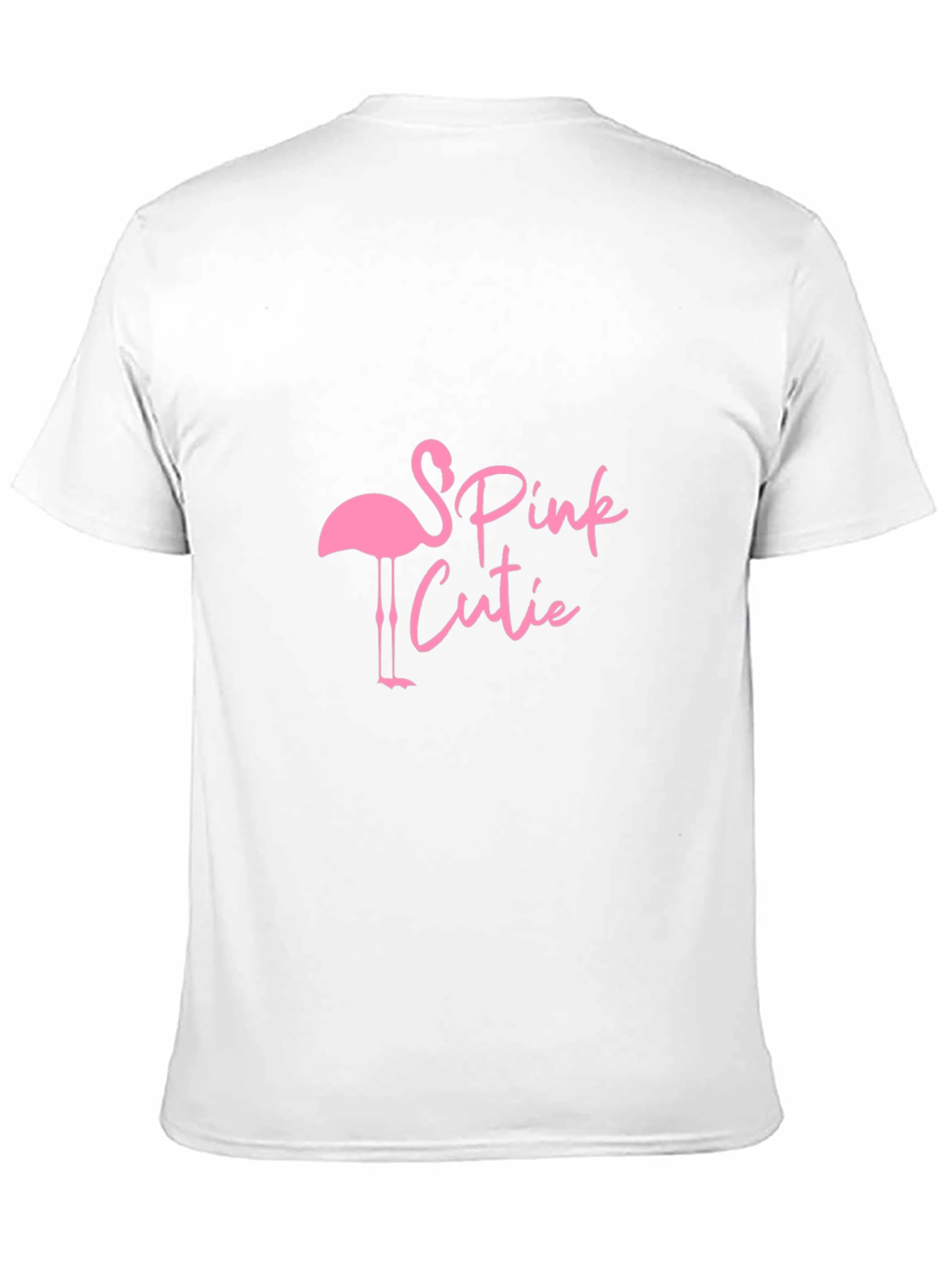 Pink Cutie Flamingo Graphic Tee