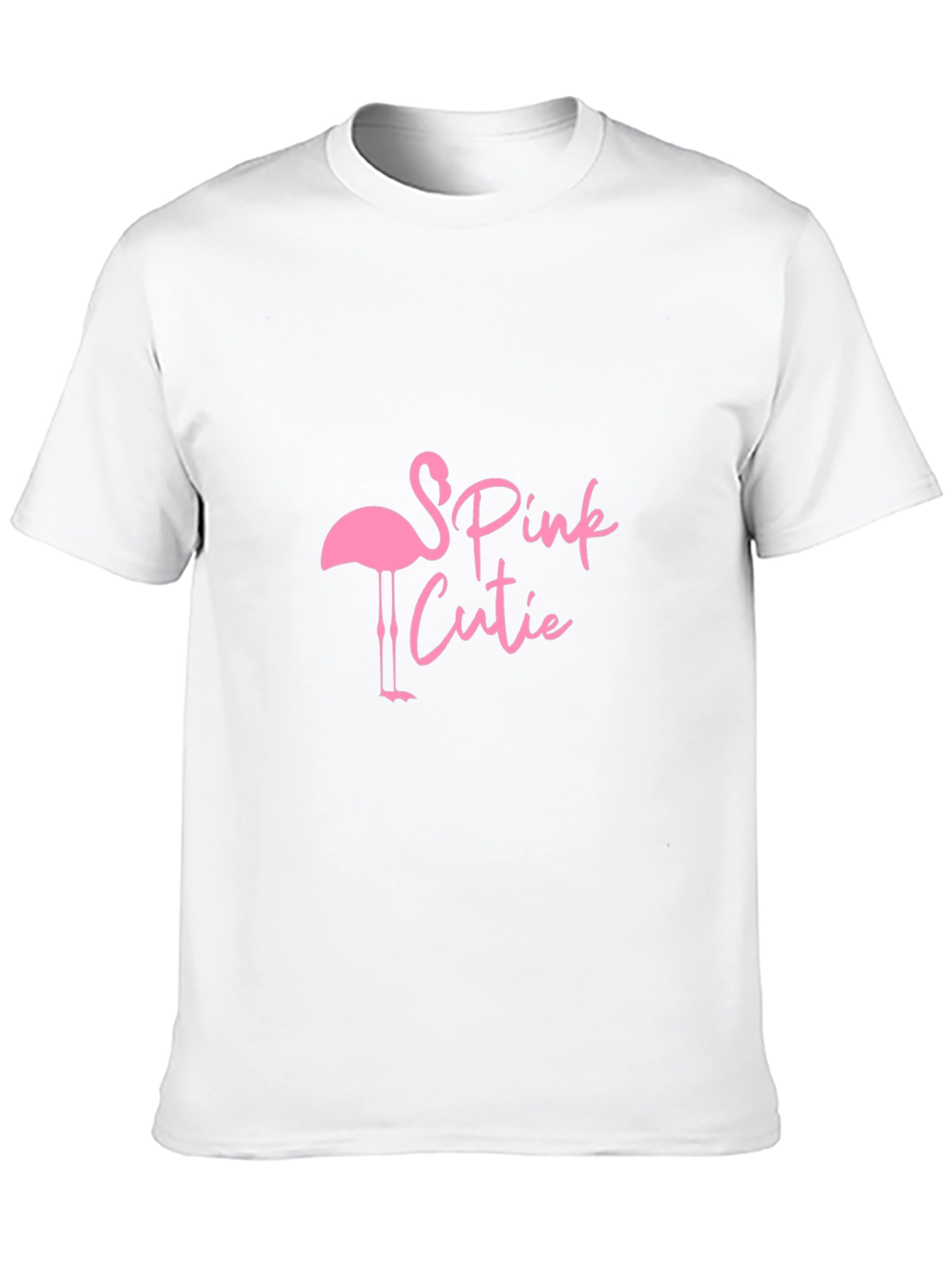 Pink Cutie Flamingo Graphic Tee