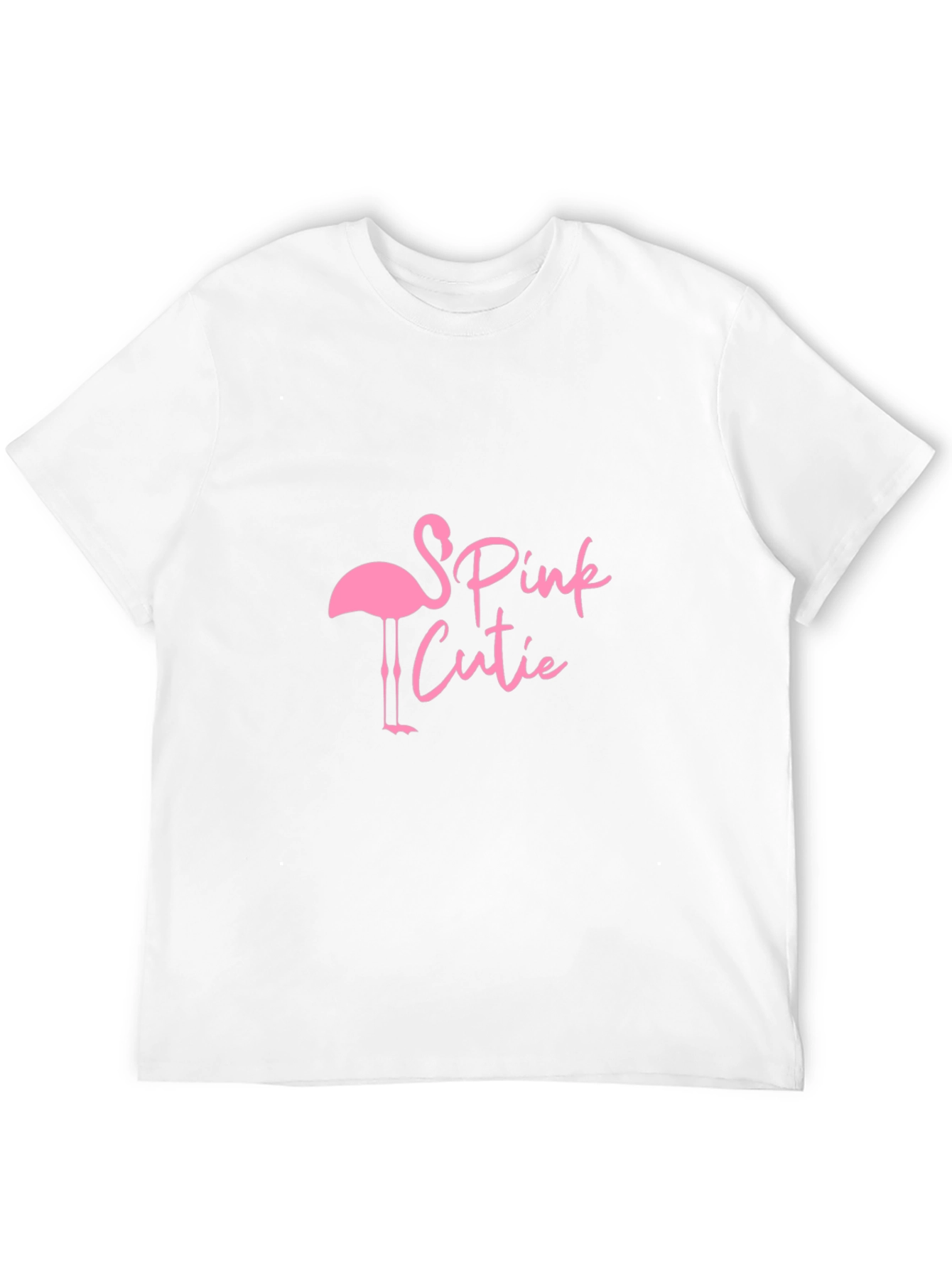 Pink Cutie Flamingo Graphic Tee