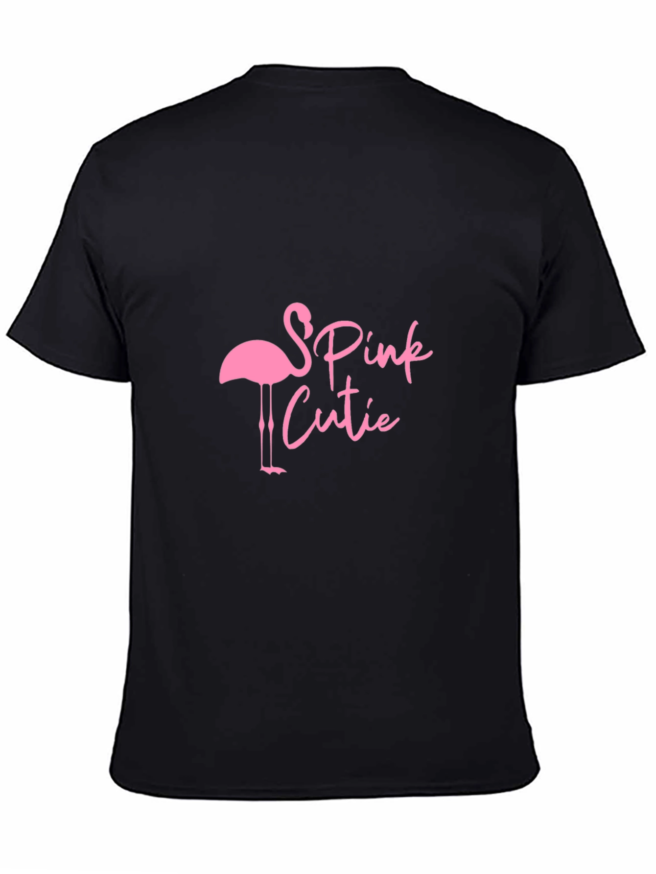 Pink Cutie Flamingo Graphic Tee