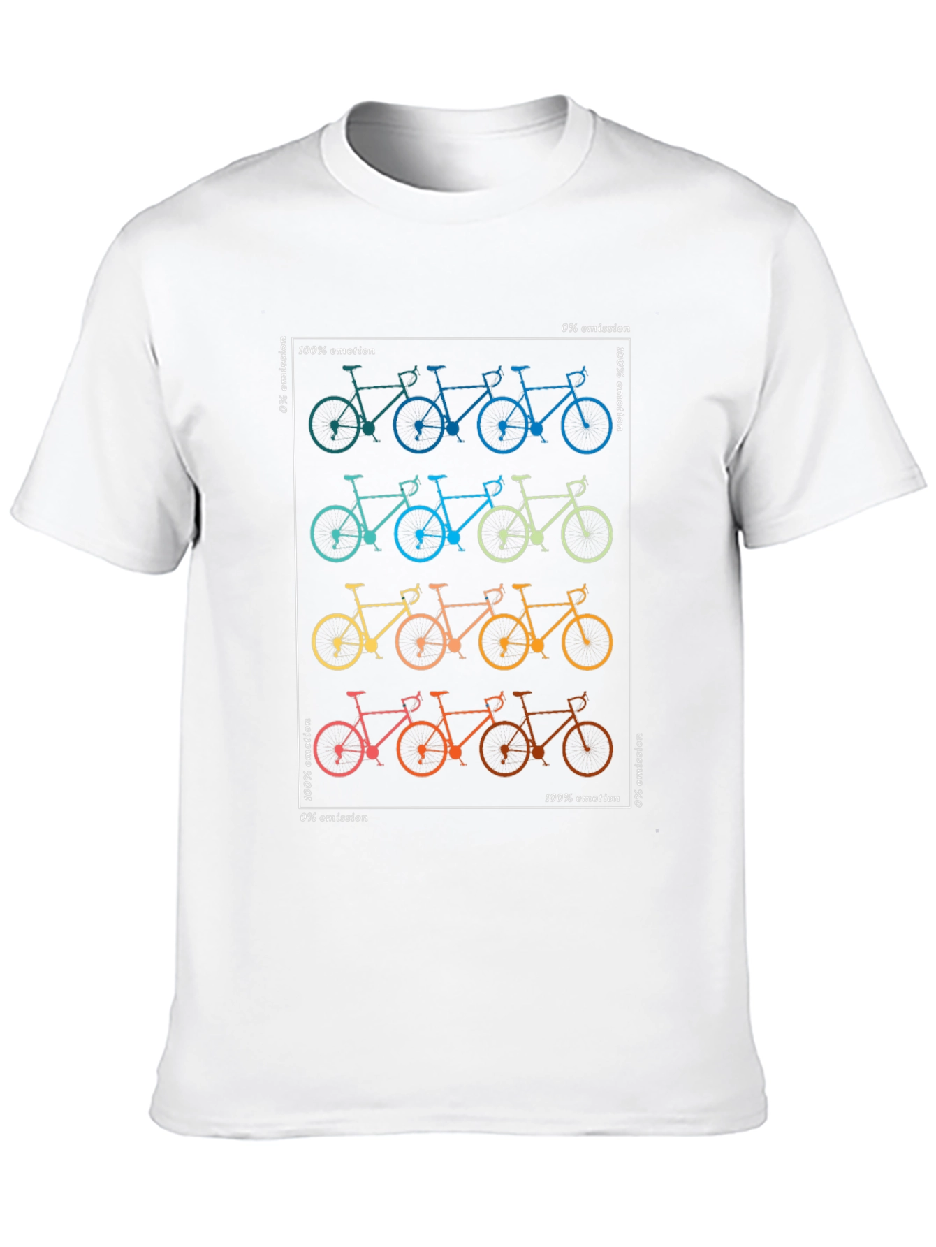 Cycling Emotion Graphic Tee - Eco Friendly Shirt
