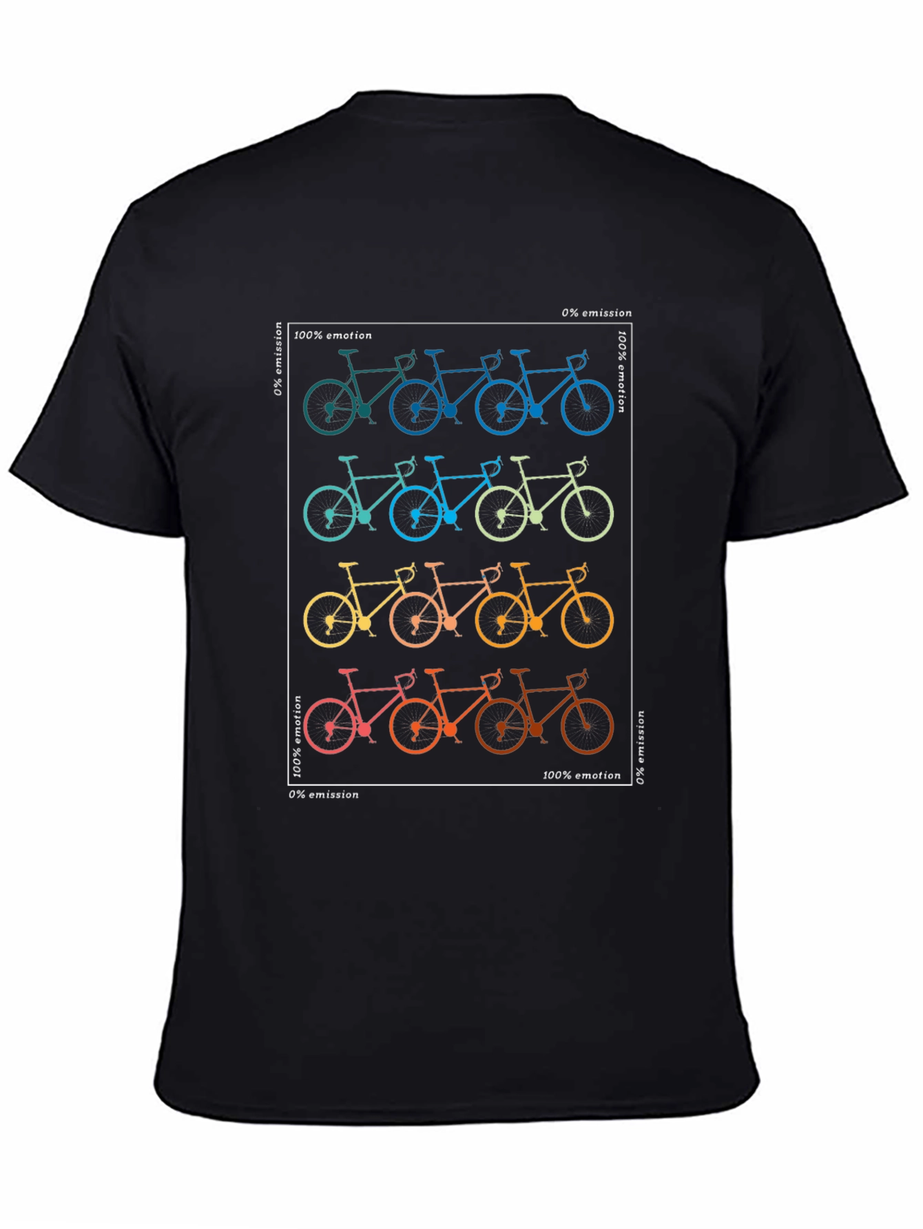 Cycling Emotion Graphic Tee - Eco Friendly Shirt