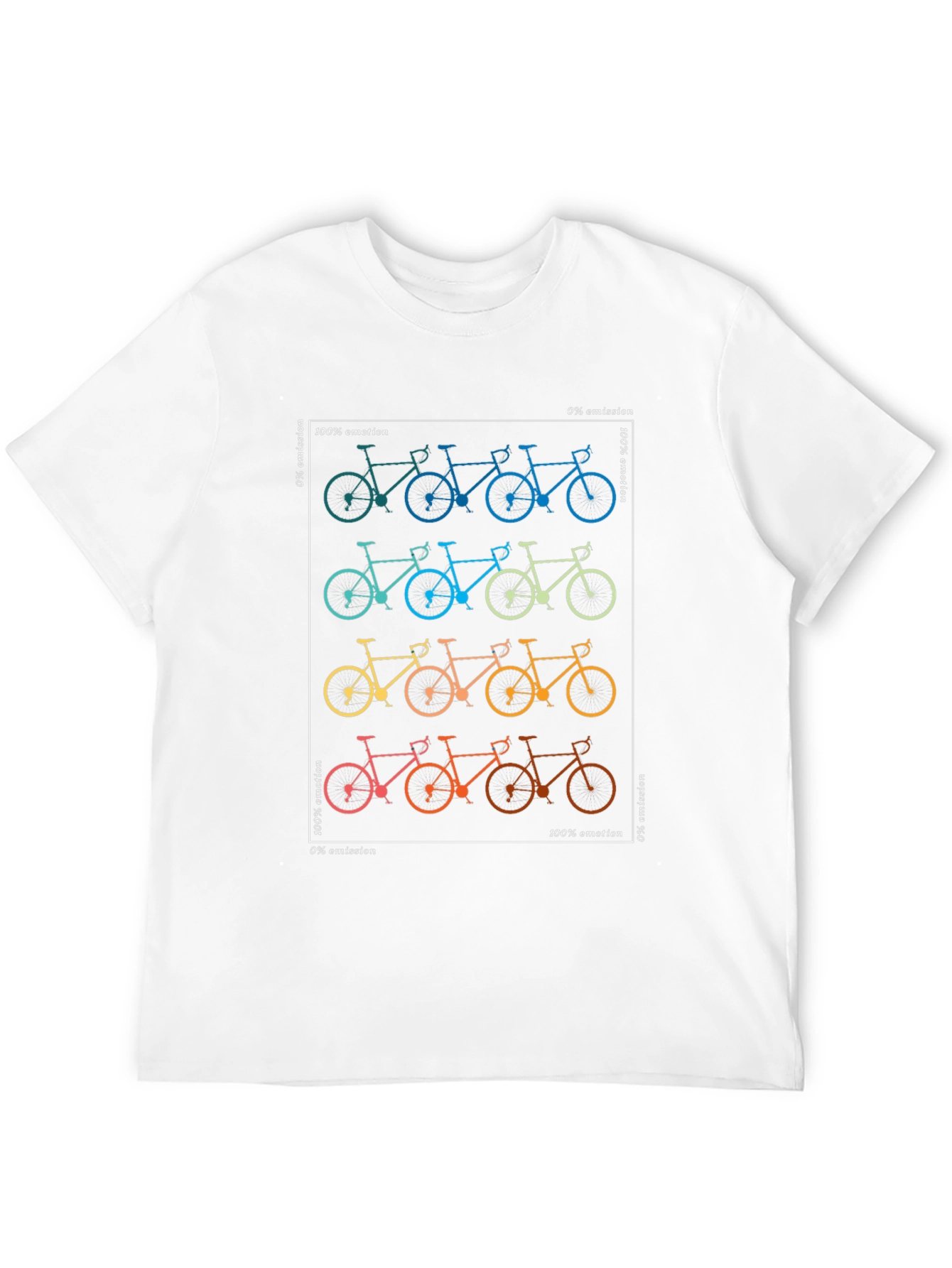 Cycling Emotion Graphic Tee - Eco Friendly Shirt