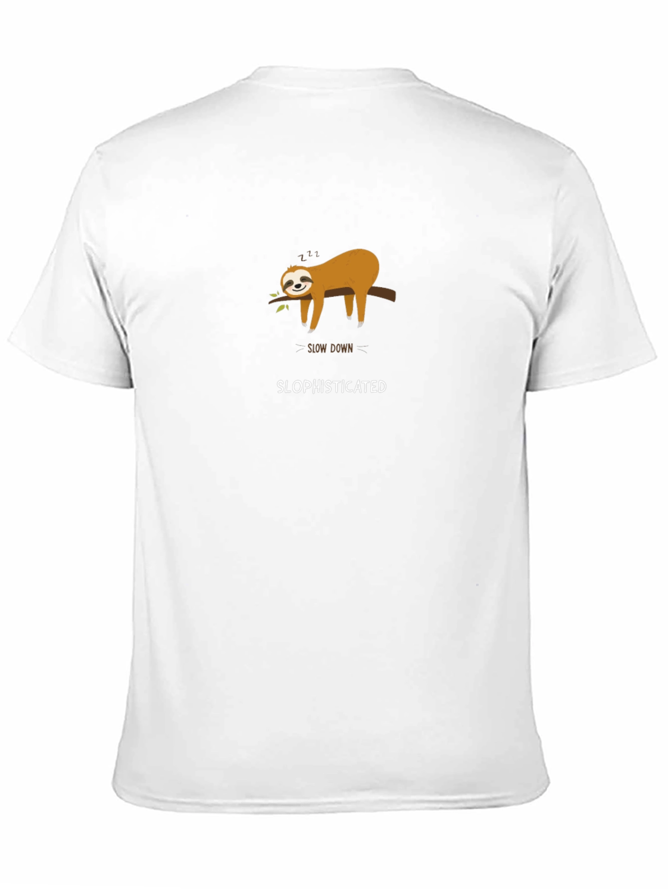 Slow Down Slophisticated Sloth Graphic Tee