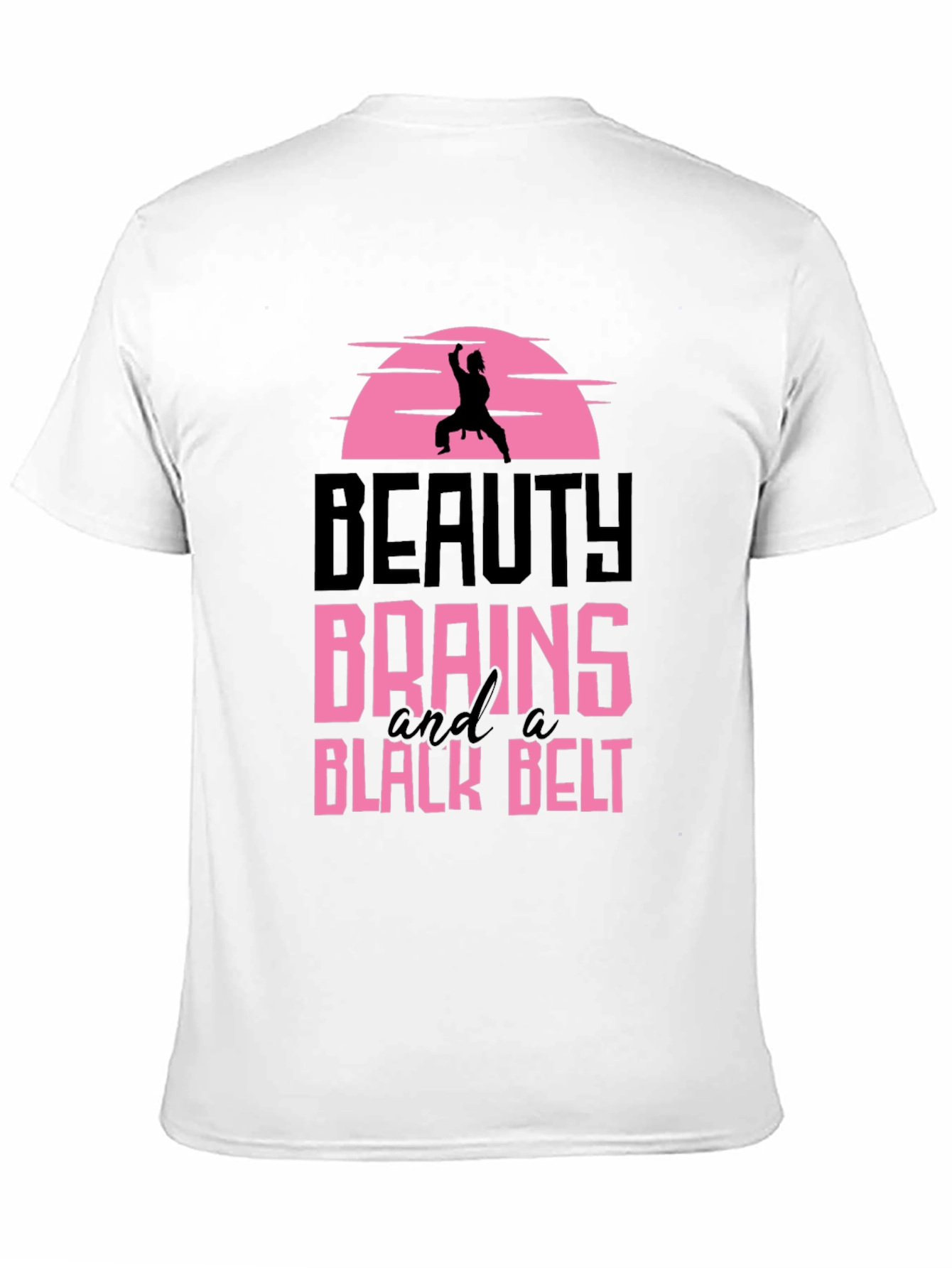 Beauty Brains and a Black Belt Graphic Tee