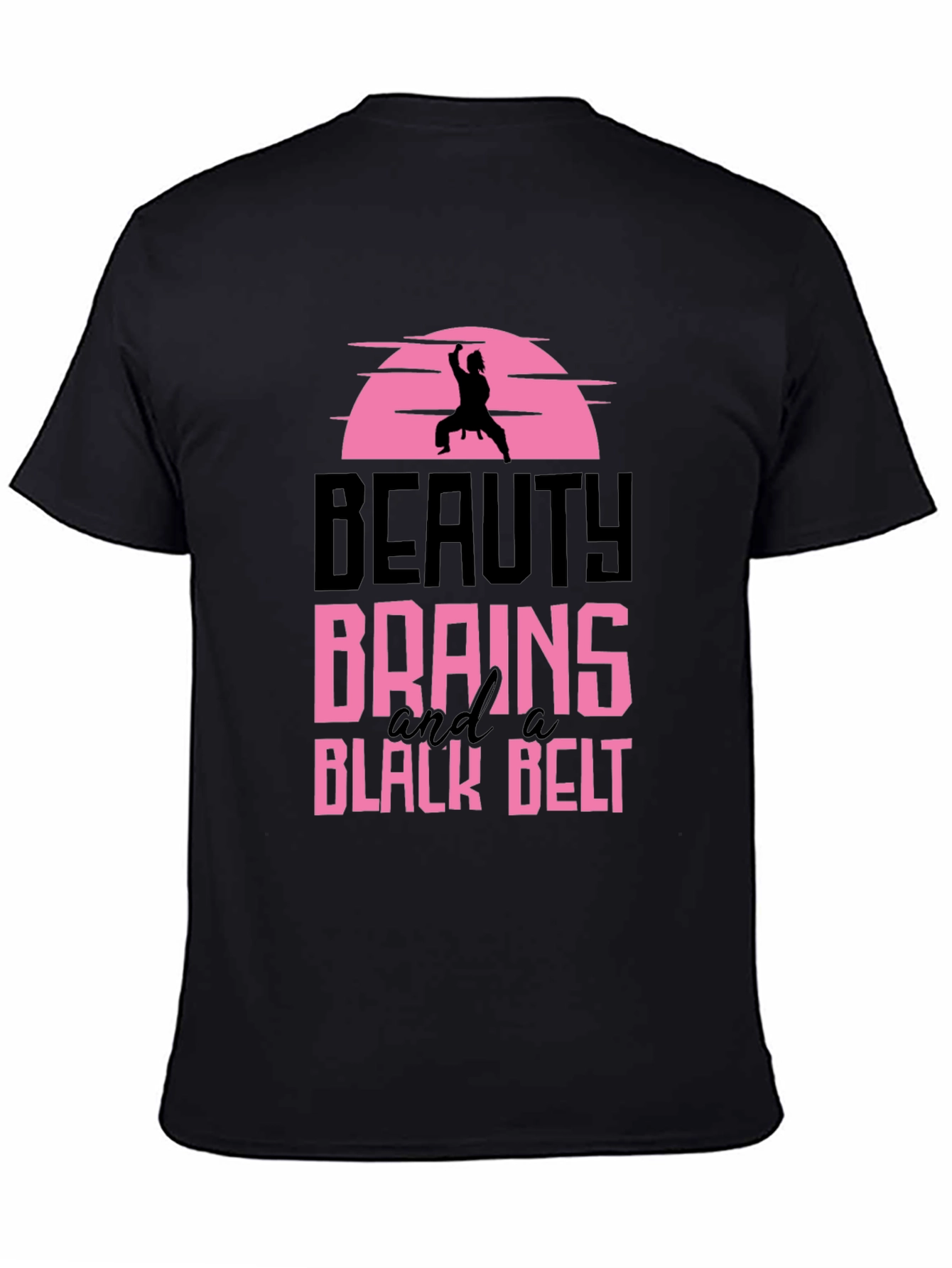 Beauty Brains and a Black Belt Graphic Tee