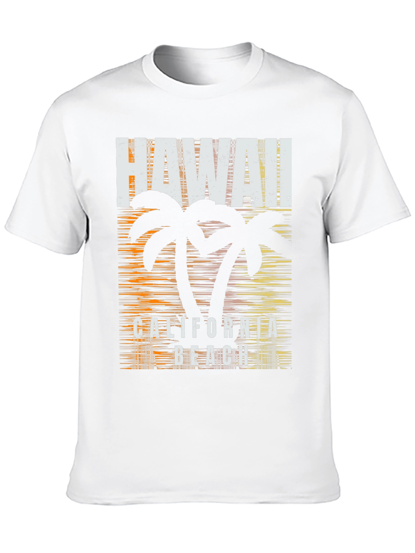 Hawaii California Beach Graphic Print Tee