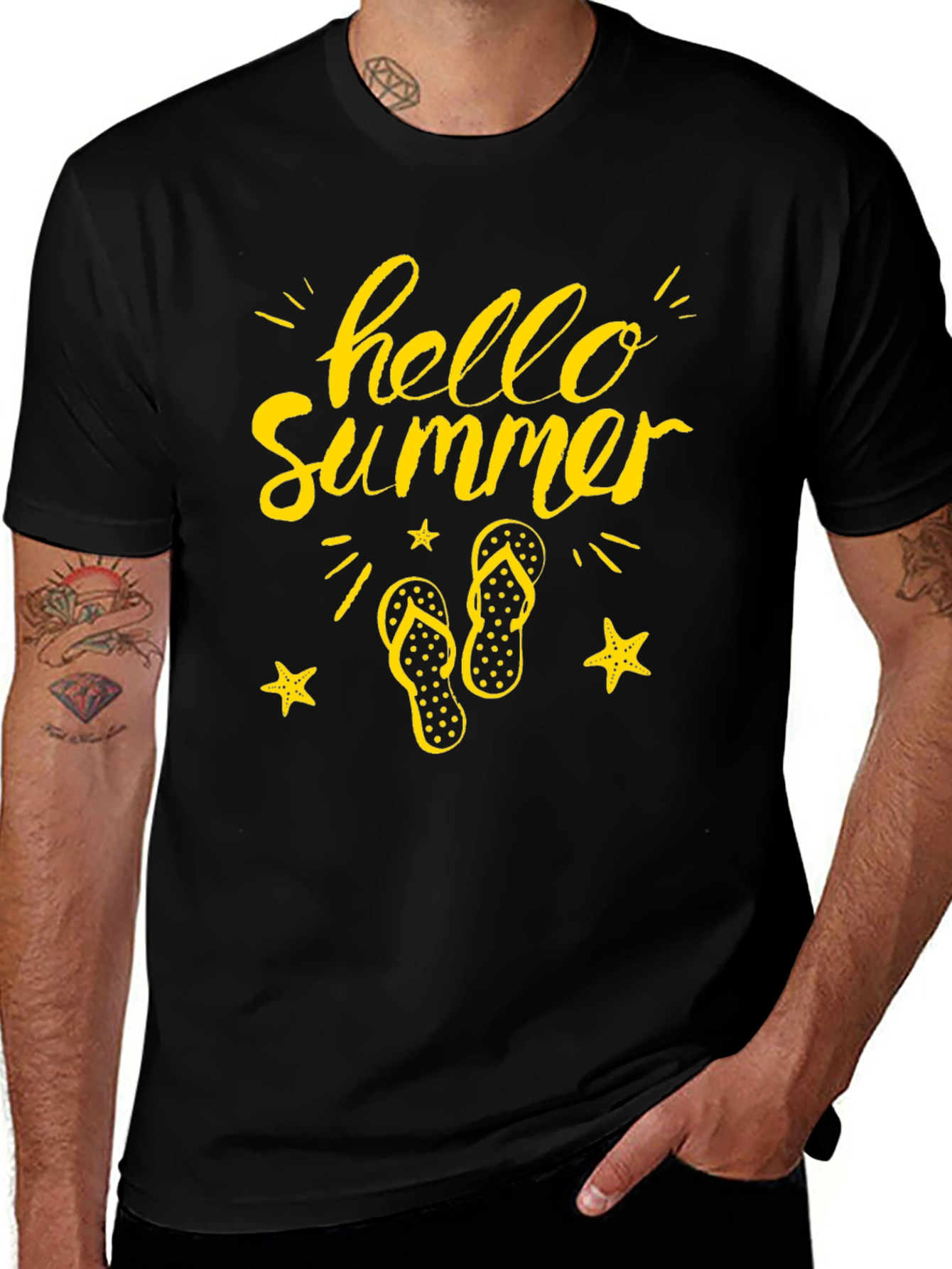 Hello Summer T-Shirt - Beach Vibes