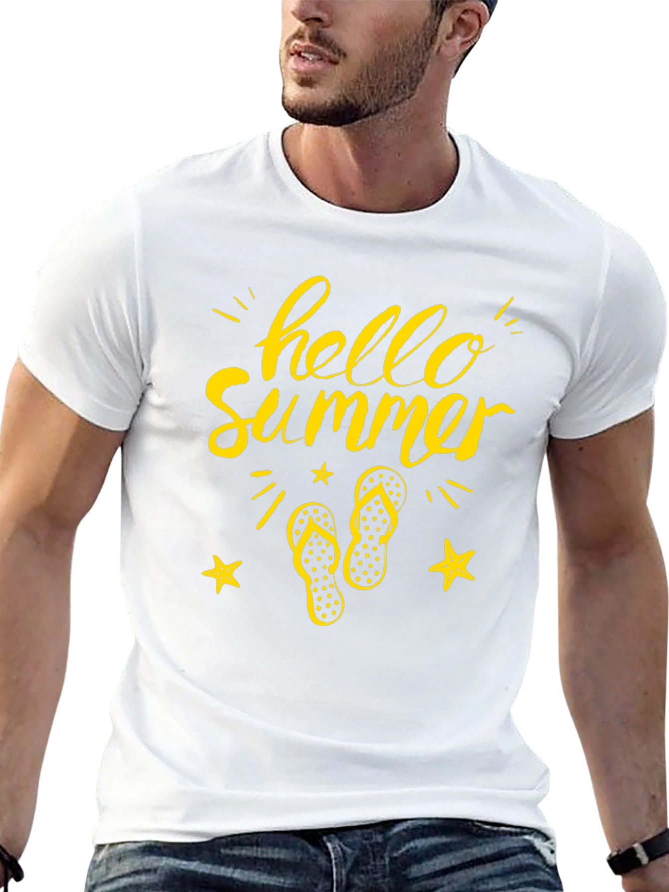 Hello Summer T-Shirt - Beach Vibes