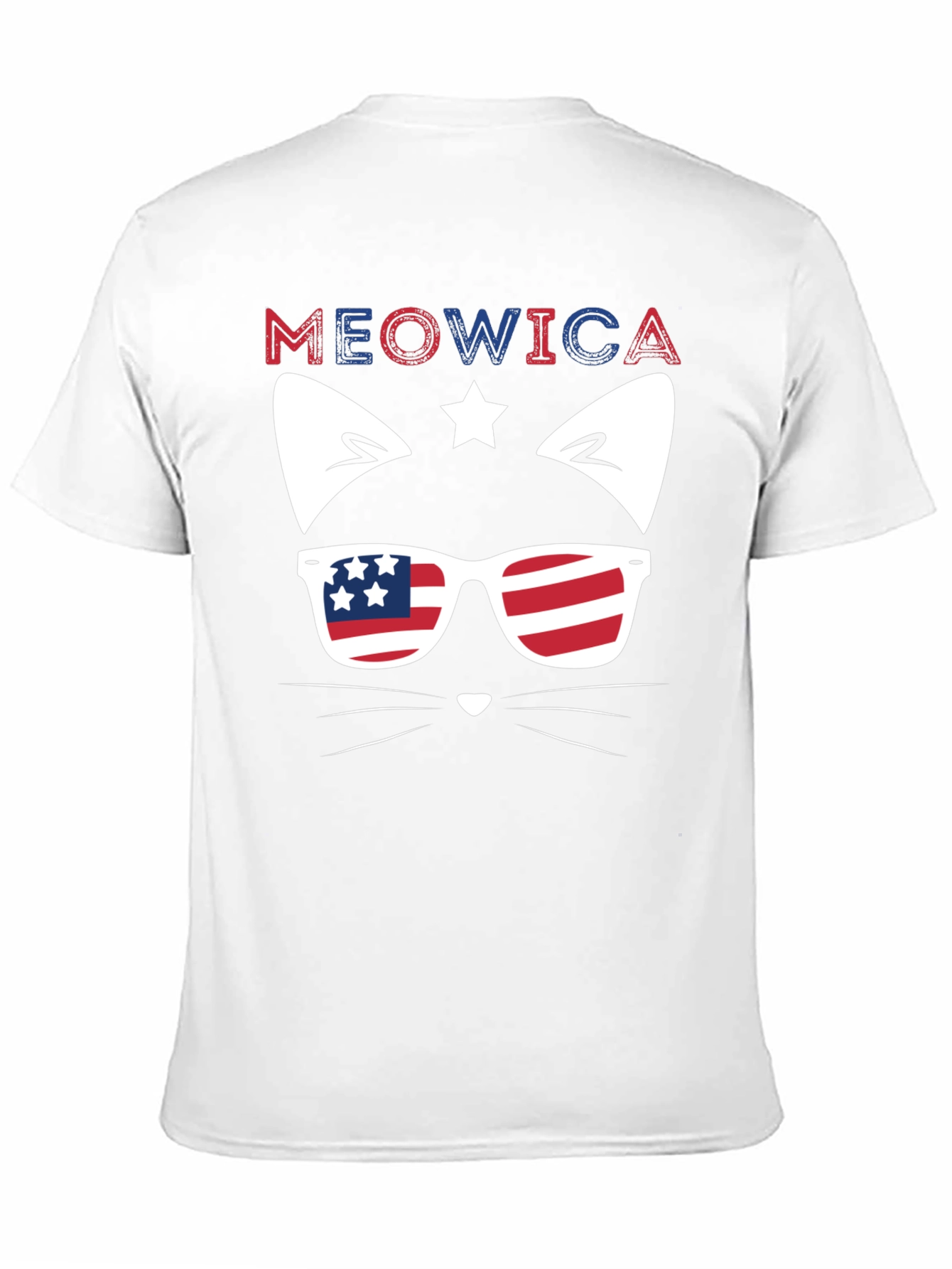 Meowica Cat Patriotic T-Shirt