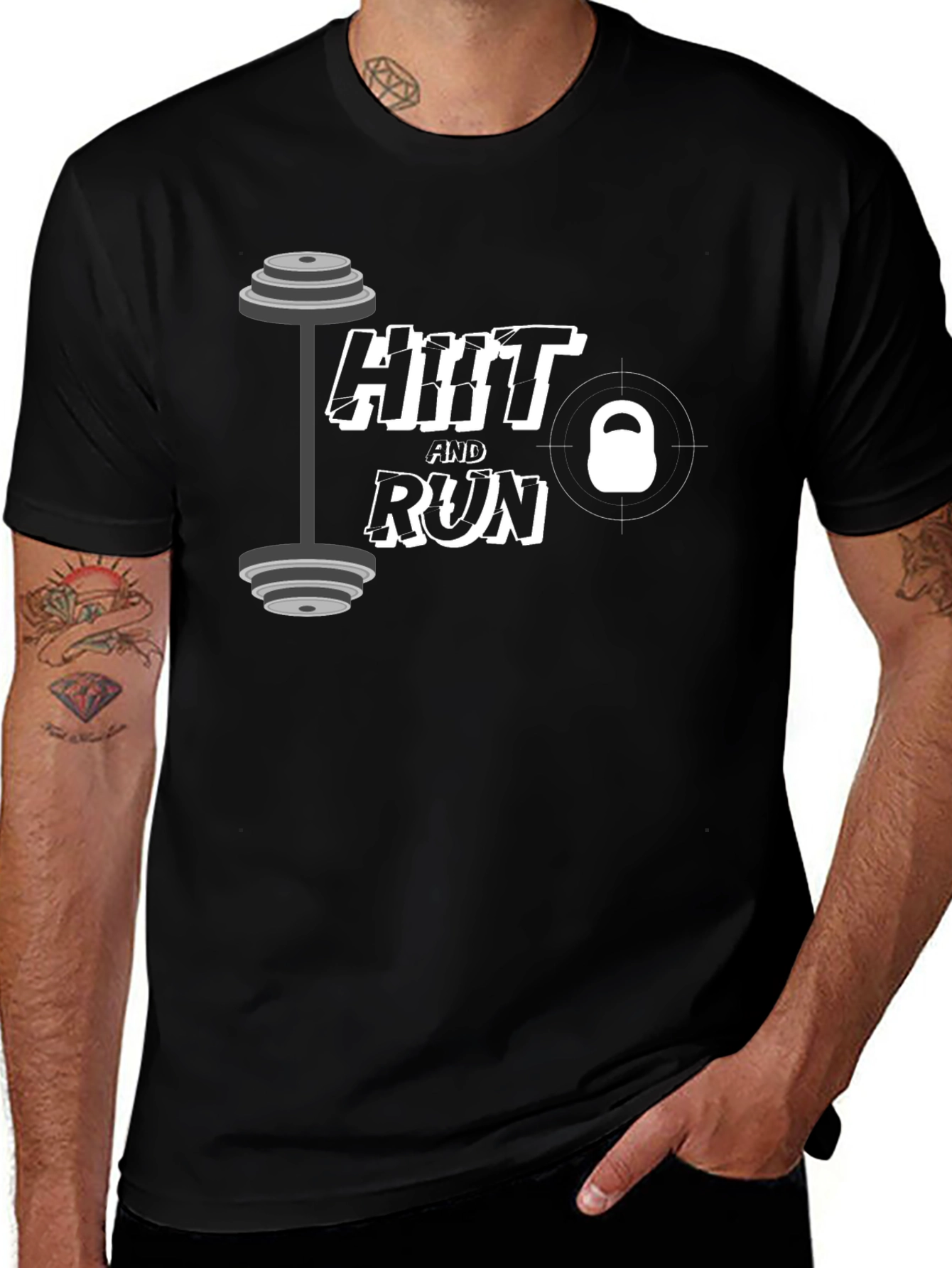 Hit and Run Workout T-Shirt - Fitness Apparel
