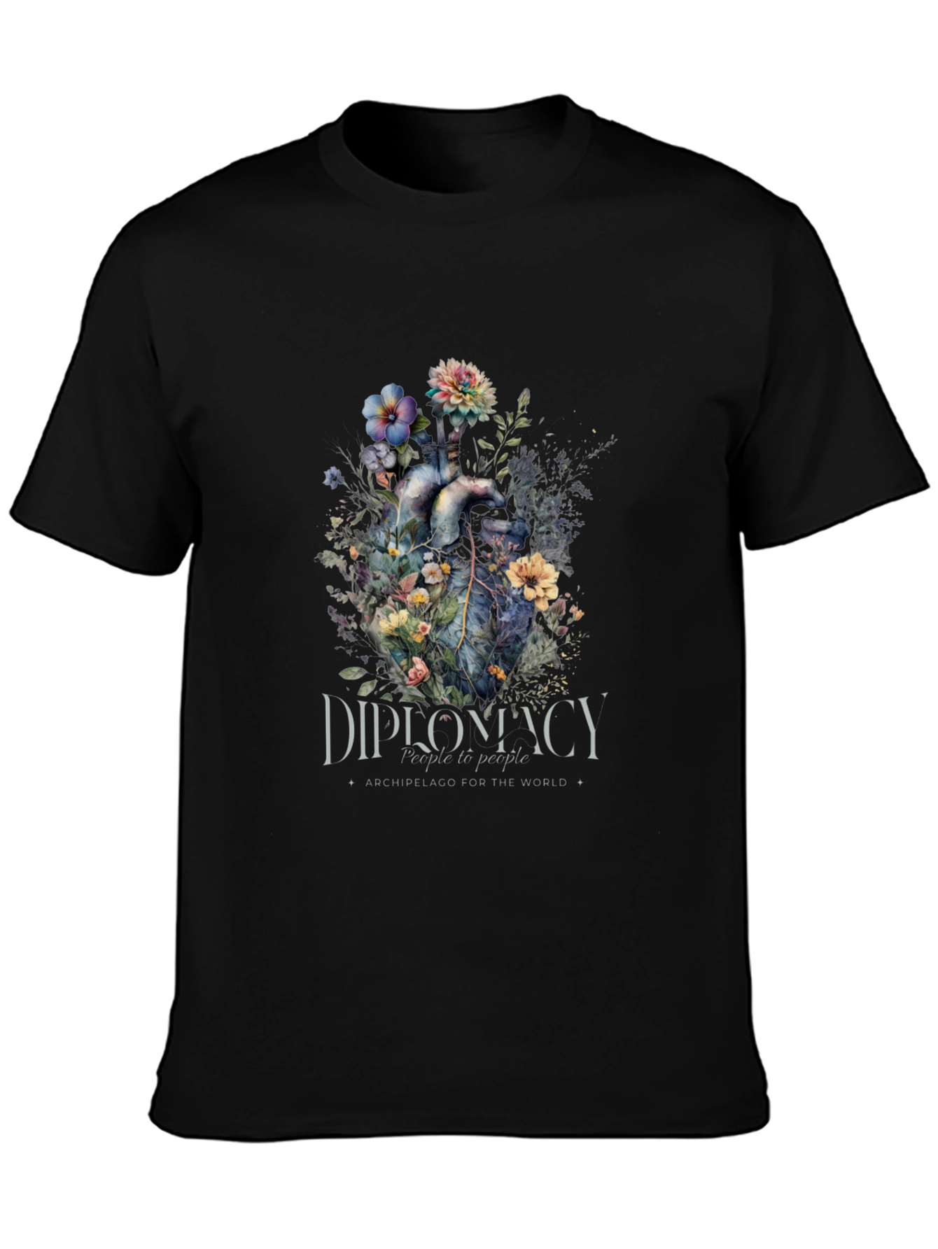 Floral Heart Diplomacy T-Shirt
