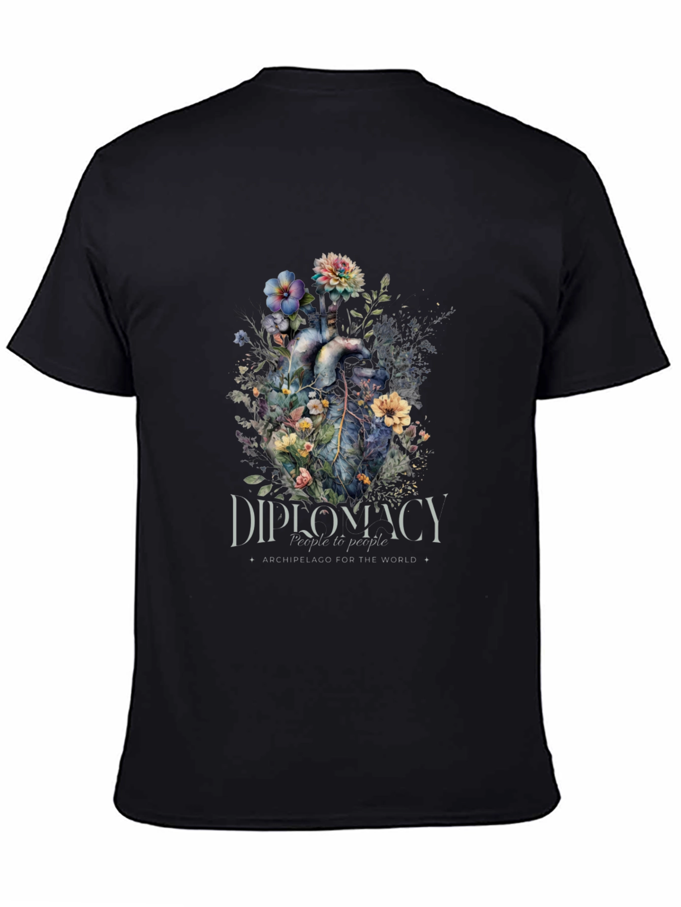 Floral Heart Diplomacy T-Shirt