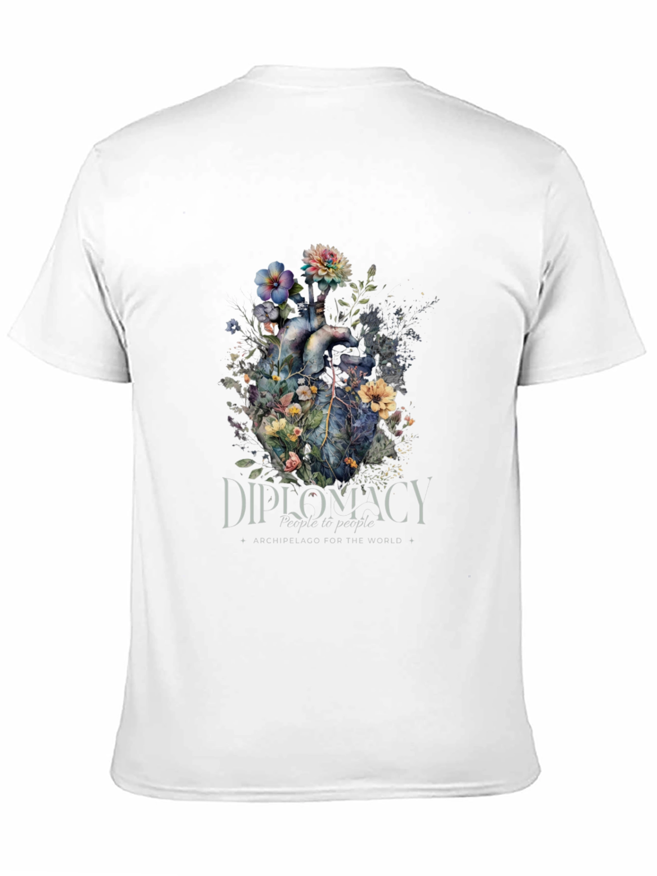 Floral Heart Diplomacy T-Shirt