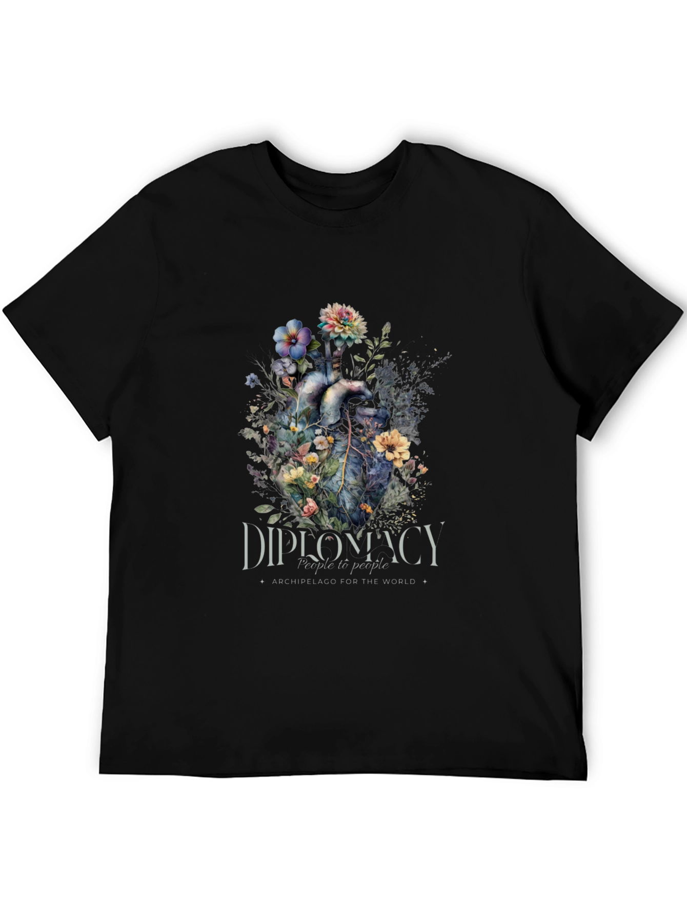 Floral Heart Diplomacy T-Shirt