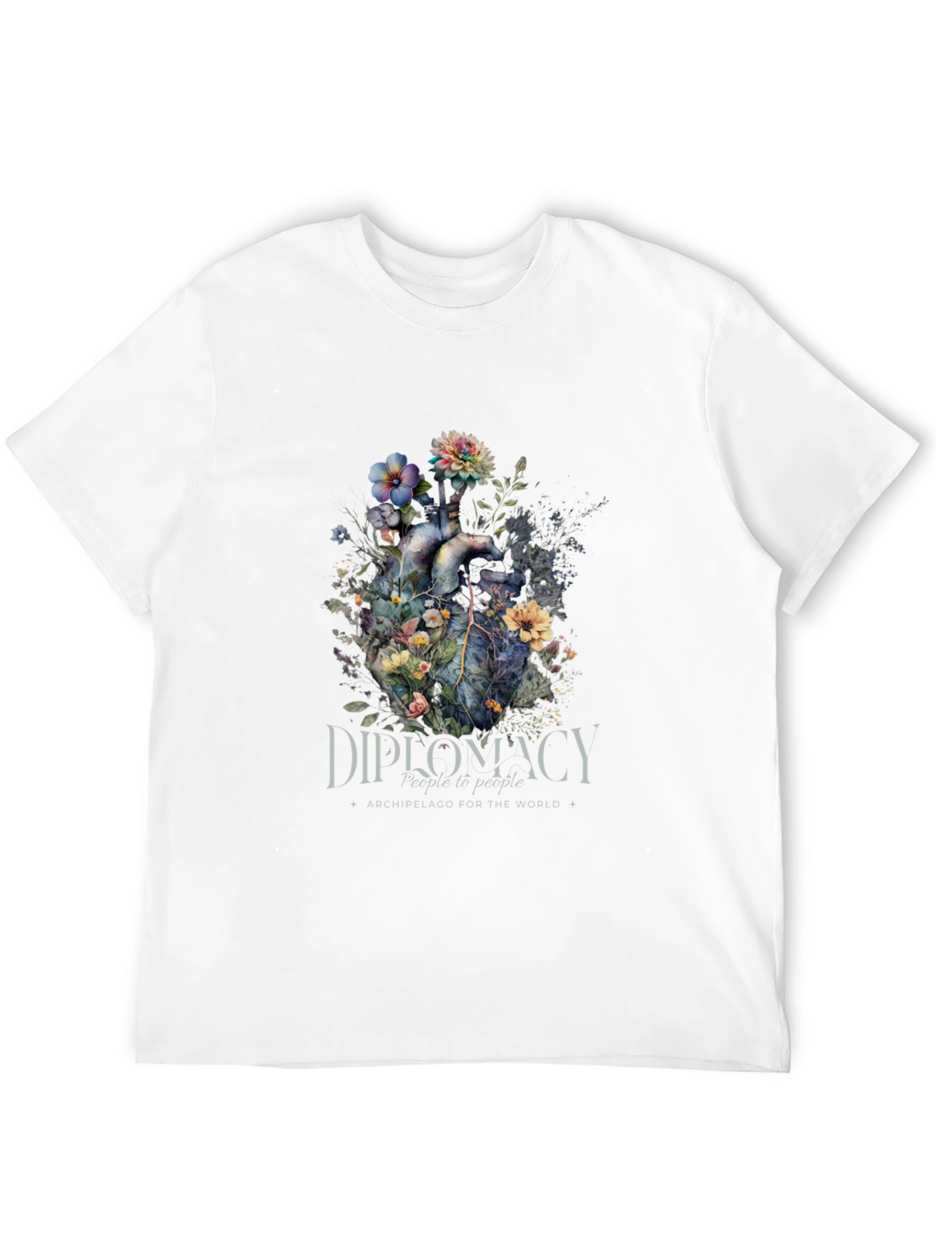 Floral Heart Diplomacy T-Shirt