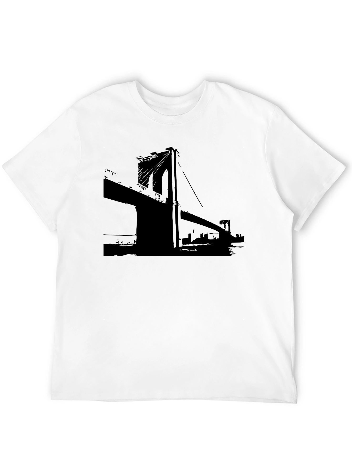Brooklyn Bridge Graphic Tee - Black