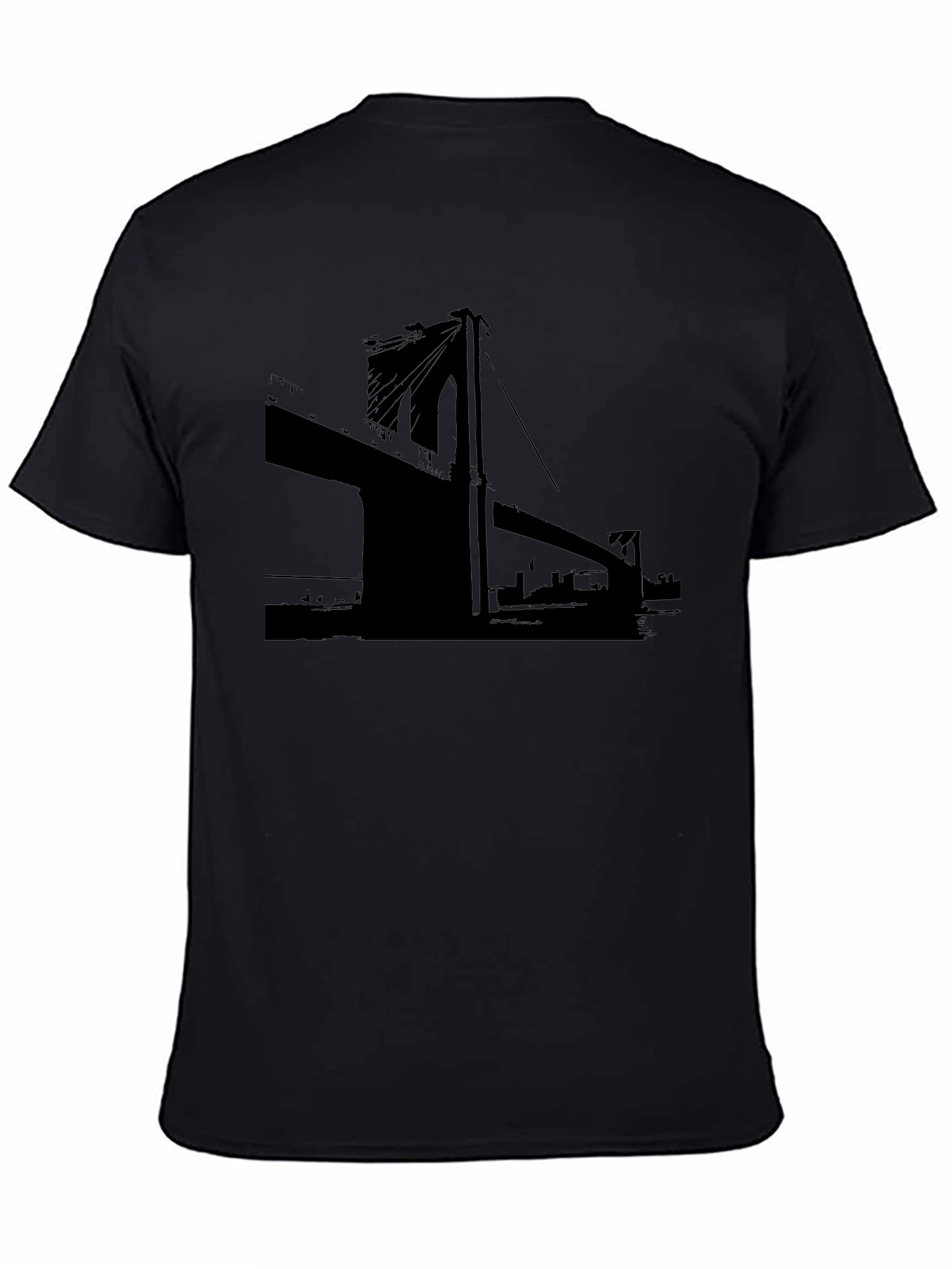 Brooklyn Bridge Graphic Tee - Black